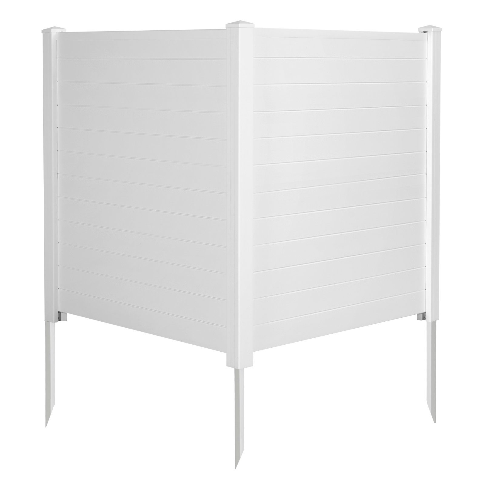 COSTWAY Gartenzaun, 2er-Set, mit 3 Spitzfüßen, günstig online kaufen