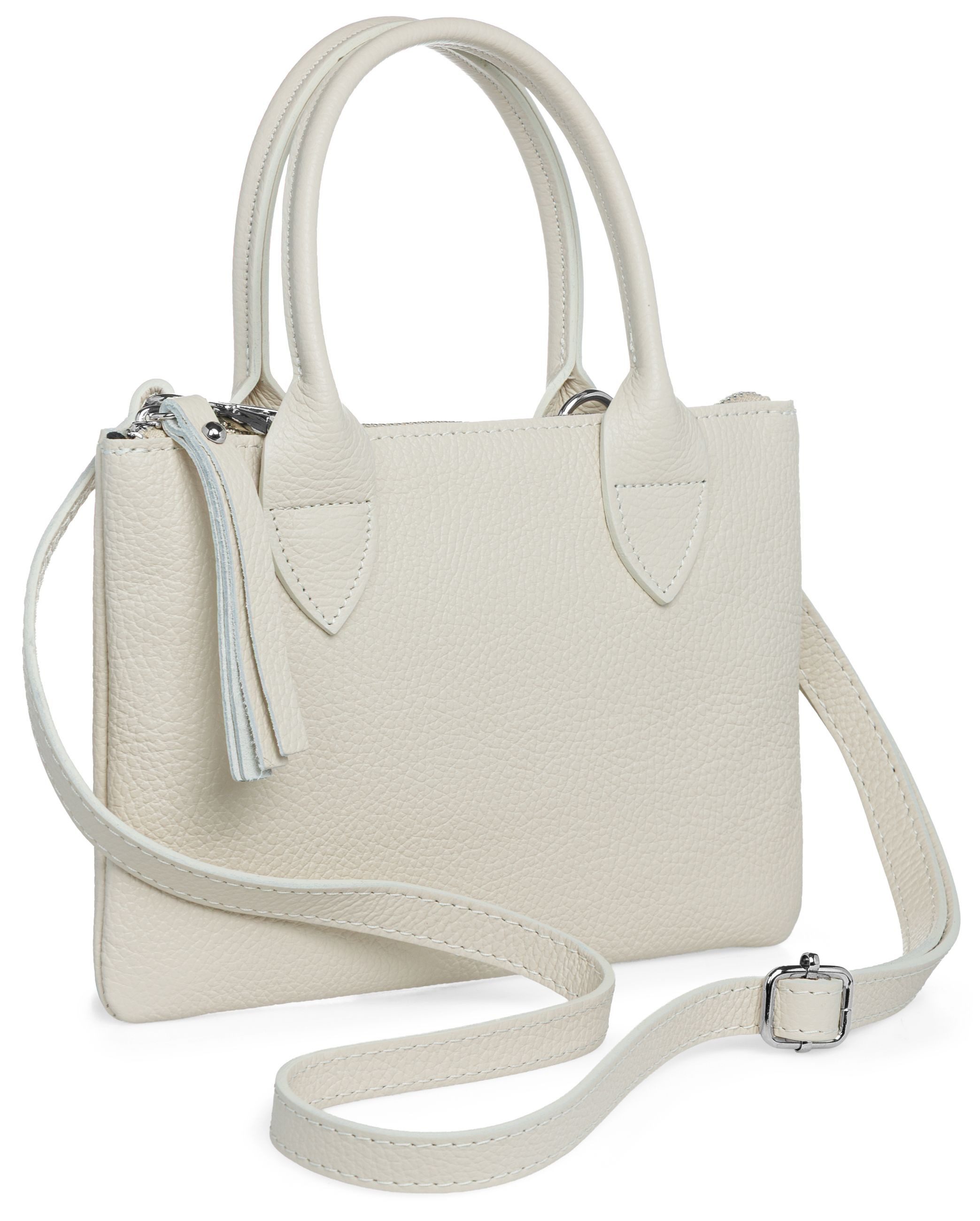 Caspar Henkeltasche Kleine Damen Leder Tasche günstig online kaufen
