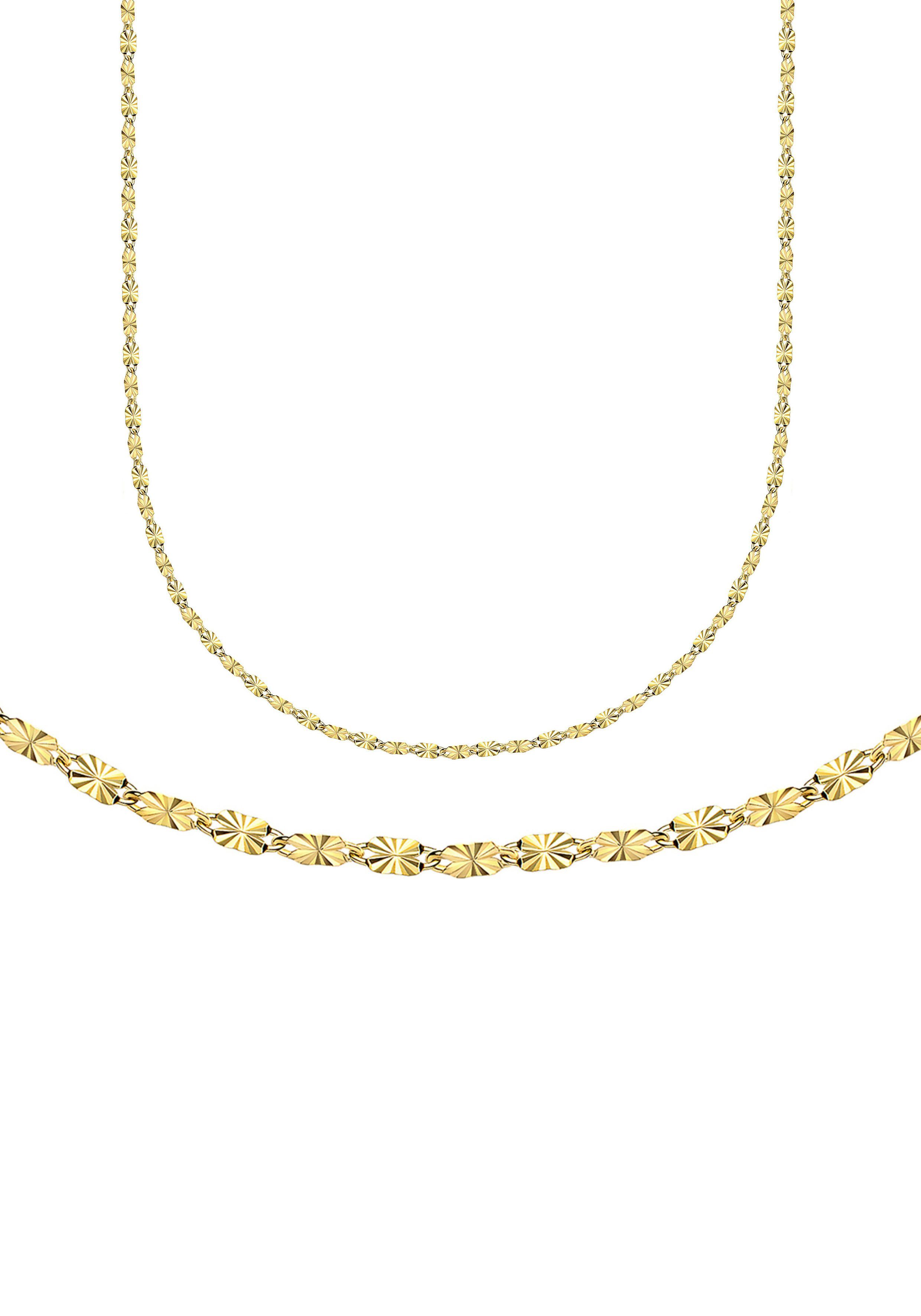 Goldkette Schmuck Geschenk Gold 333 Fantasiekette, ca. 2,7 mm breit