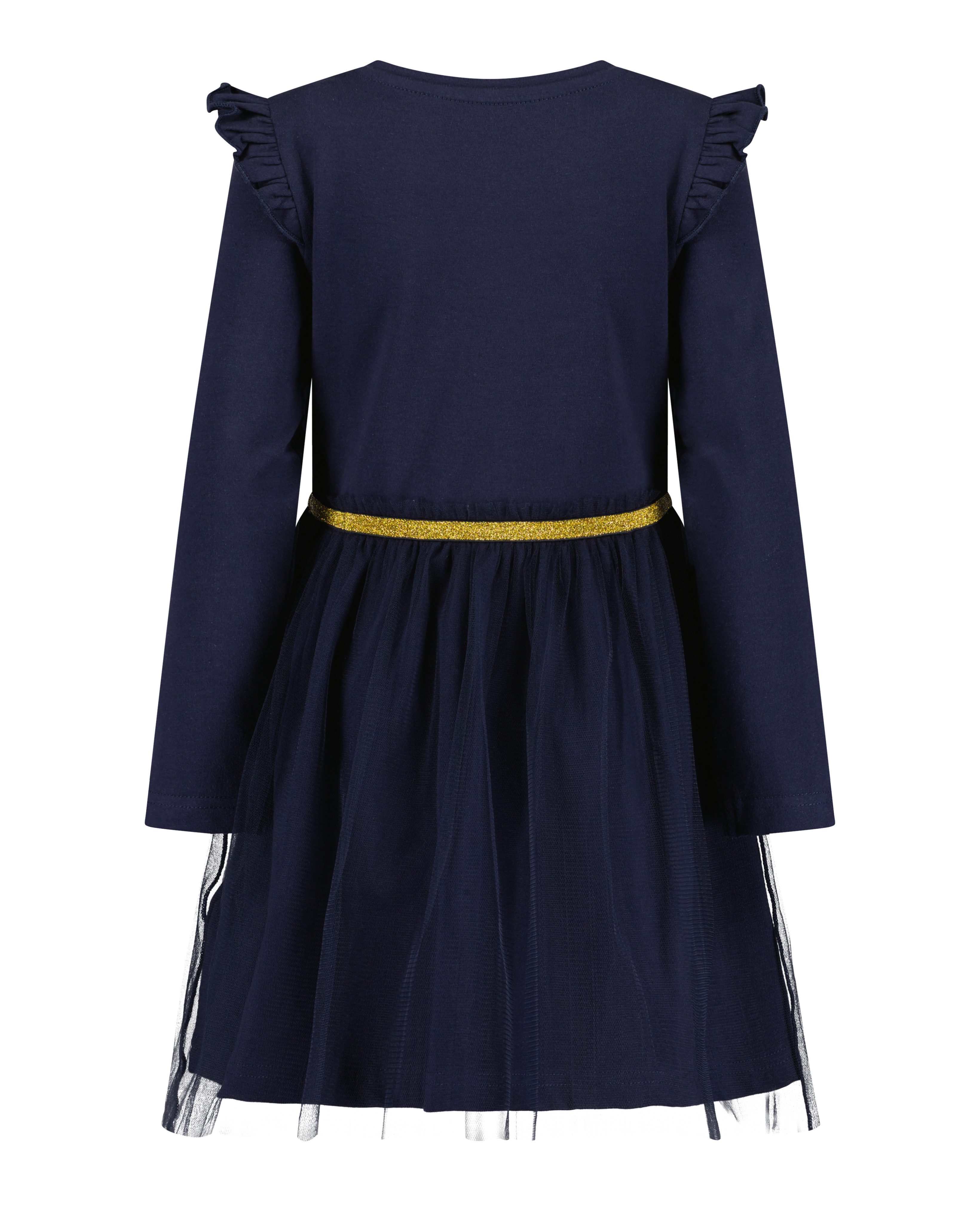 Blue Seven Tüllkleid Baumwollmischung, Glitzerdruck