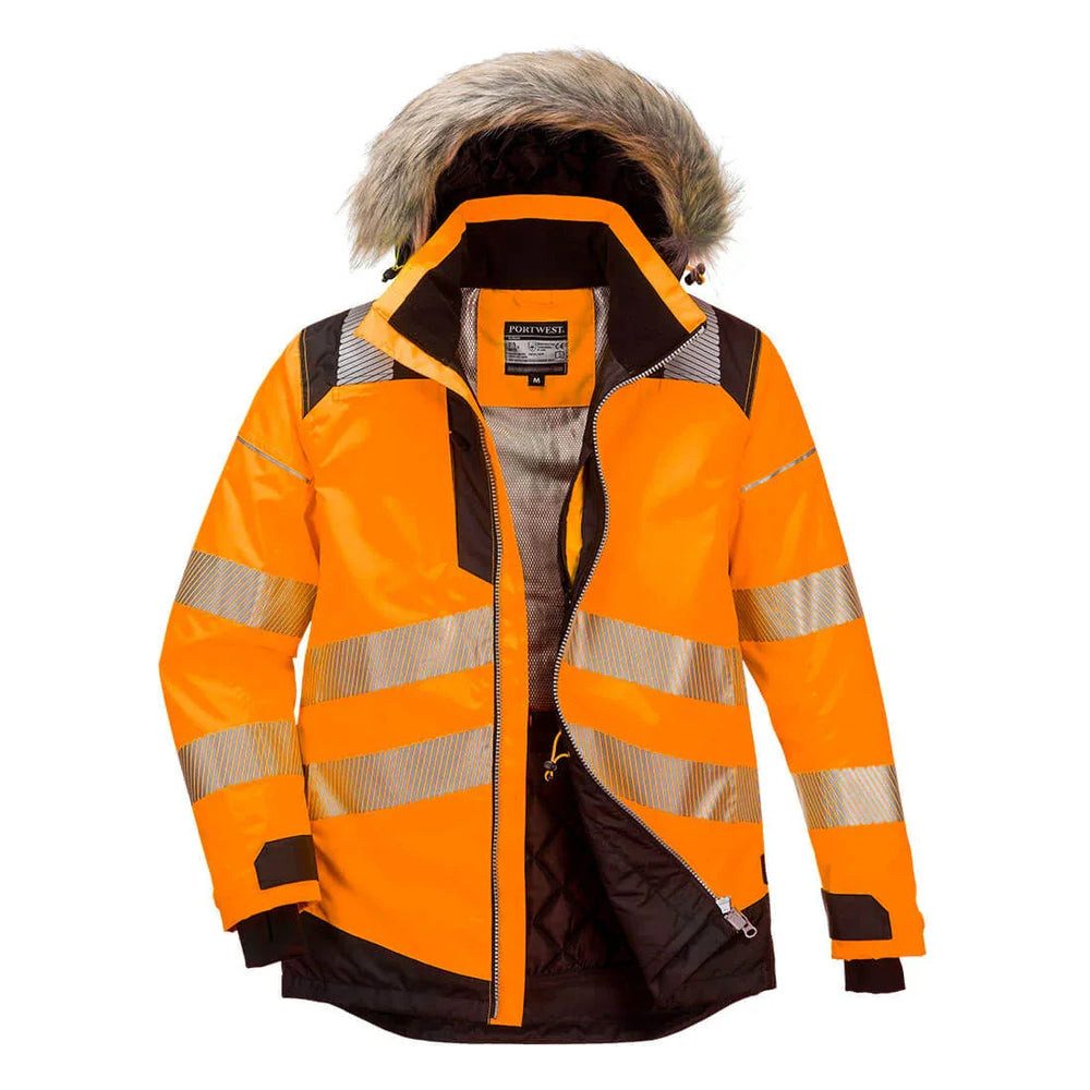 Portwest Winterjacke PW369 - PW3 Warnschutz Winterparka / PW PW369-01