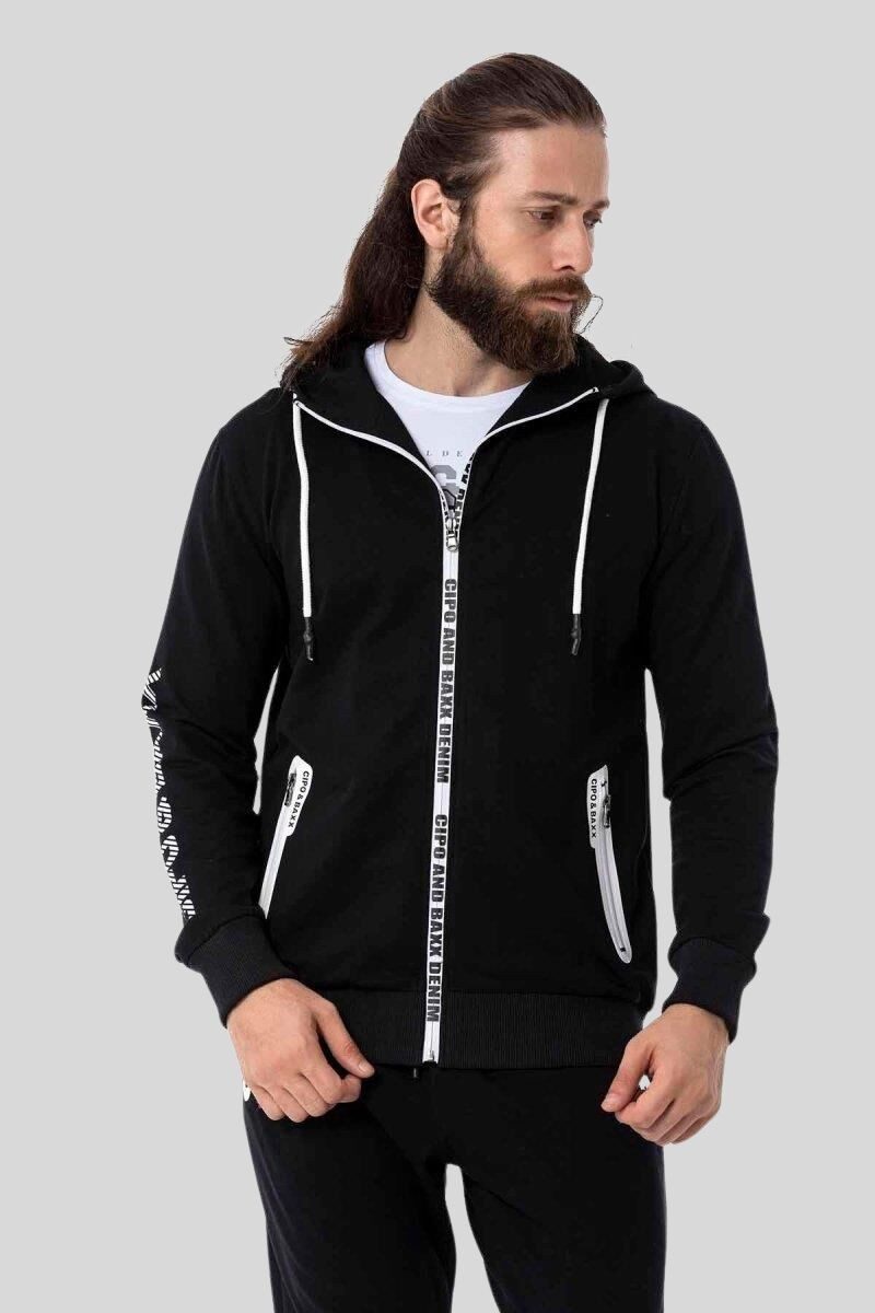 Cipo & Baxx Trainingsanzug HOMEWEAR (2-tlg), mit Allover-Musterung
