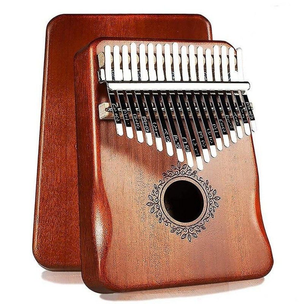 POPOLIC Kalimba Kalimba 17 Schlüssel, Daumenklavier inkl. Stimmhammer & Lernwerkzeuge