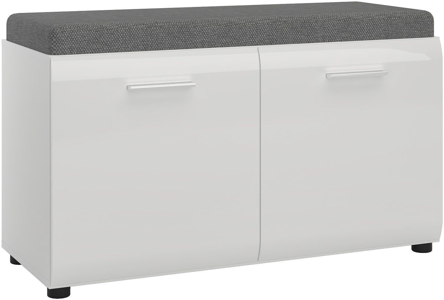 LIVING CHARM Sitzbank Merano, Breite 96 cm, mit Sitzkissen