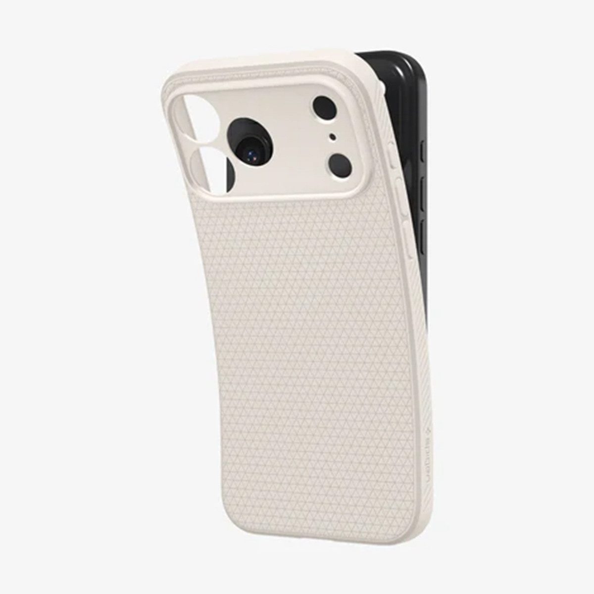 Spigen Backcover Spigen Liquid Air™ Backcover Apple iPhone 17 Pro - Natural Titanium
