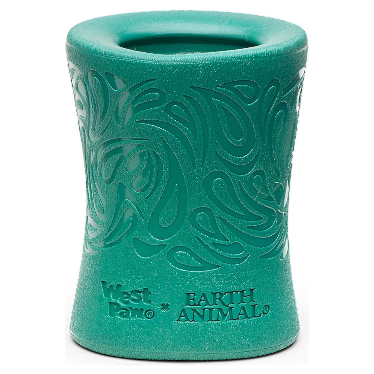 West Paw Tier-Intelligenzspielzeug Snackspielzeug Seaflex Funnl grün