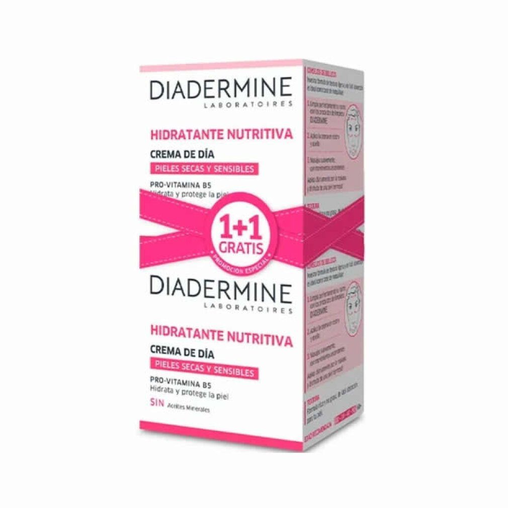 Diadermine Tagescreme Nourishing Moisturizing Day Cream Set 2 Artikel