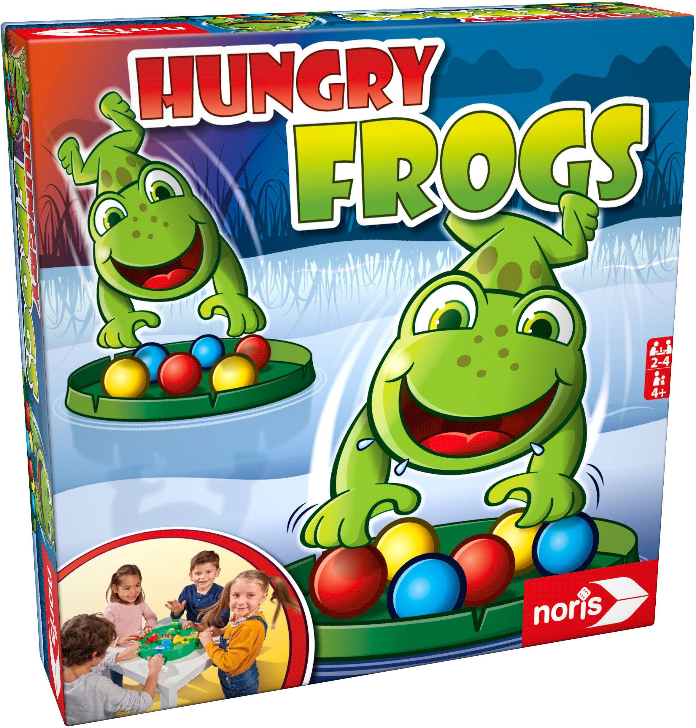 [Zuverlässiger Inlandsversand] Noris Spiel, Frogs Hungry