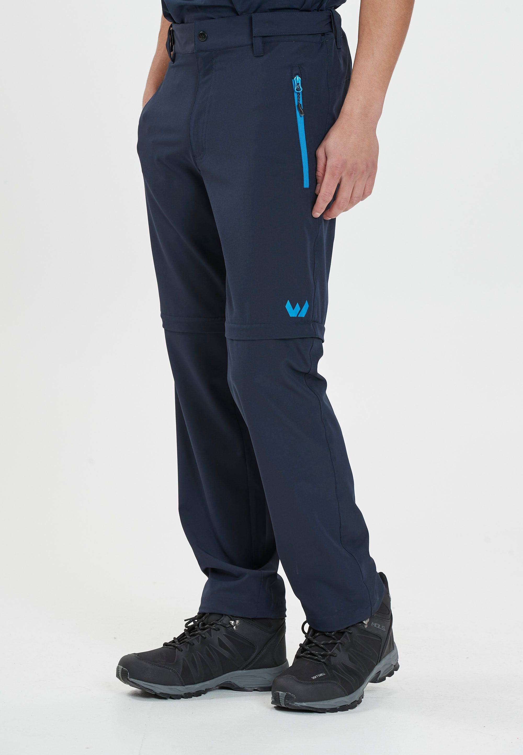Cargohose WHISTLER Pants Zip Shorts-Funktion SPENCER M mit Off dunkelblau