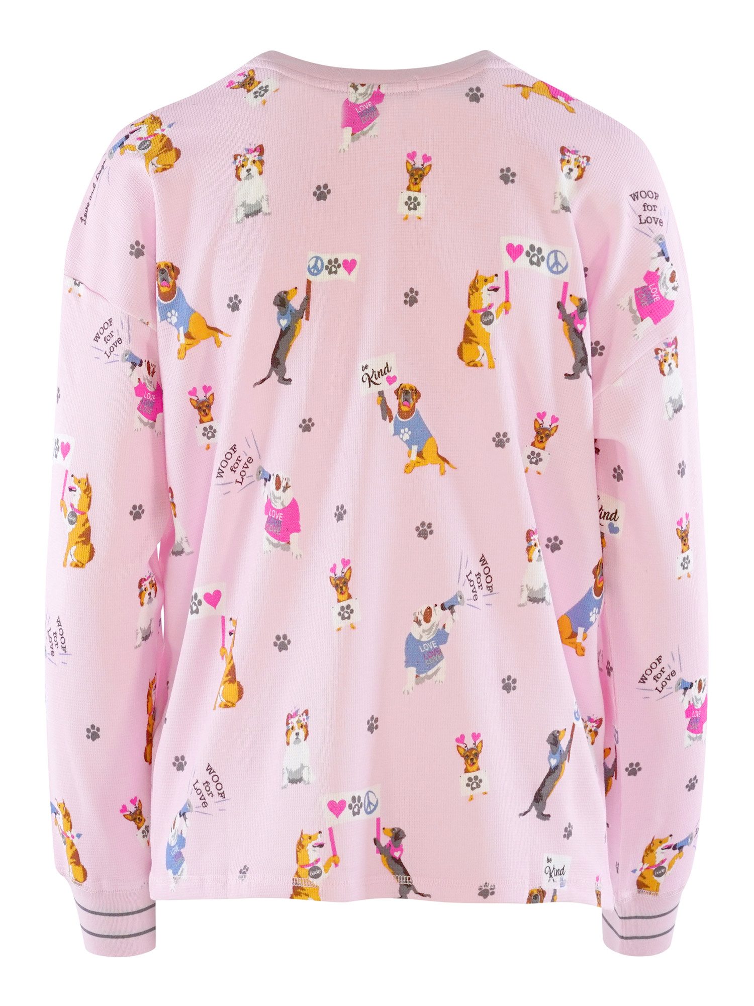 PJ Salvage Pyjamaoberteil Woof for Love günstig online kaufen