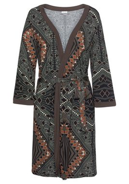 LASCANA Kimono, Kurzform, Viskose, Gürtel, mit Bindegürtel