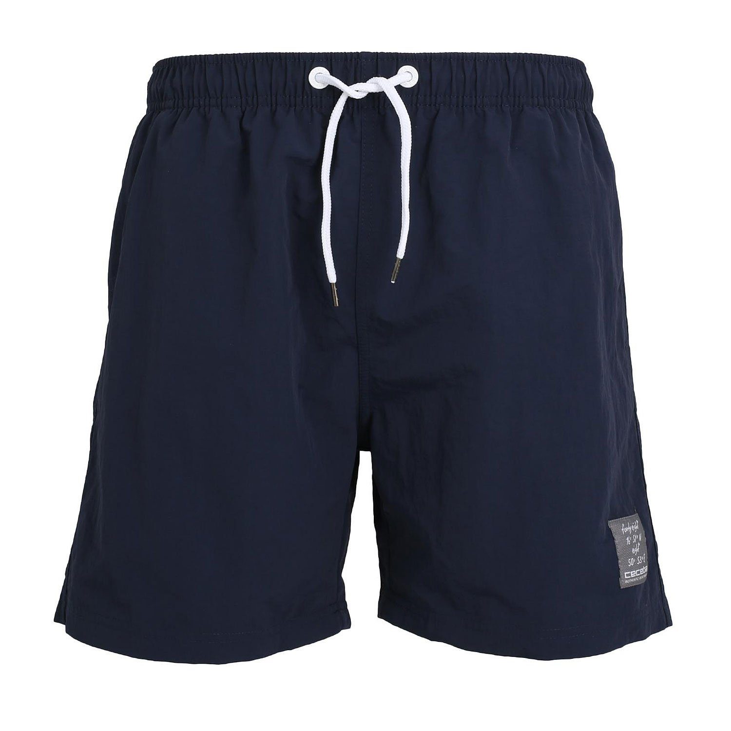 CECEBA Badeshorts Authentic Beachwear (1-St) Herren Schwimmshorts, mittellang, mit Netzinnenslip, sportiver Style auch in Übergrößen