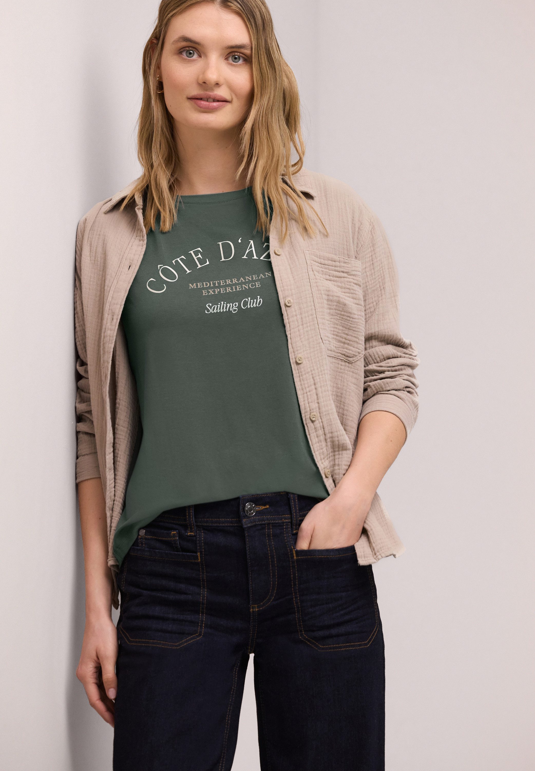 STREET ONE T-Shirt Rundhalsausschnitt – Bild 2 von 5