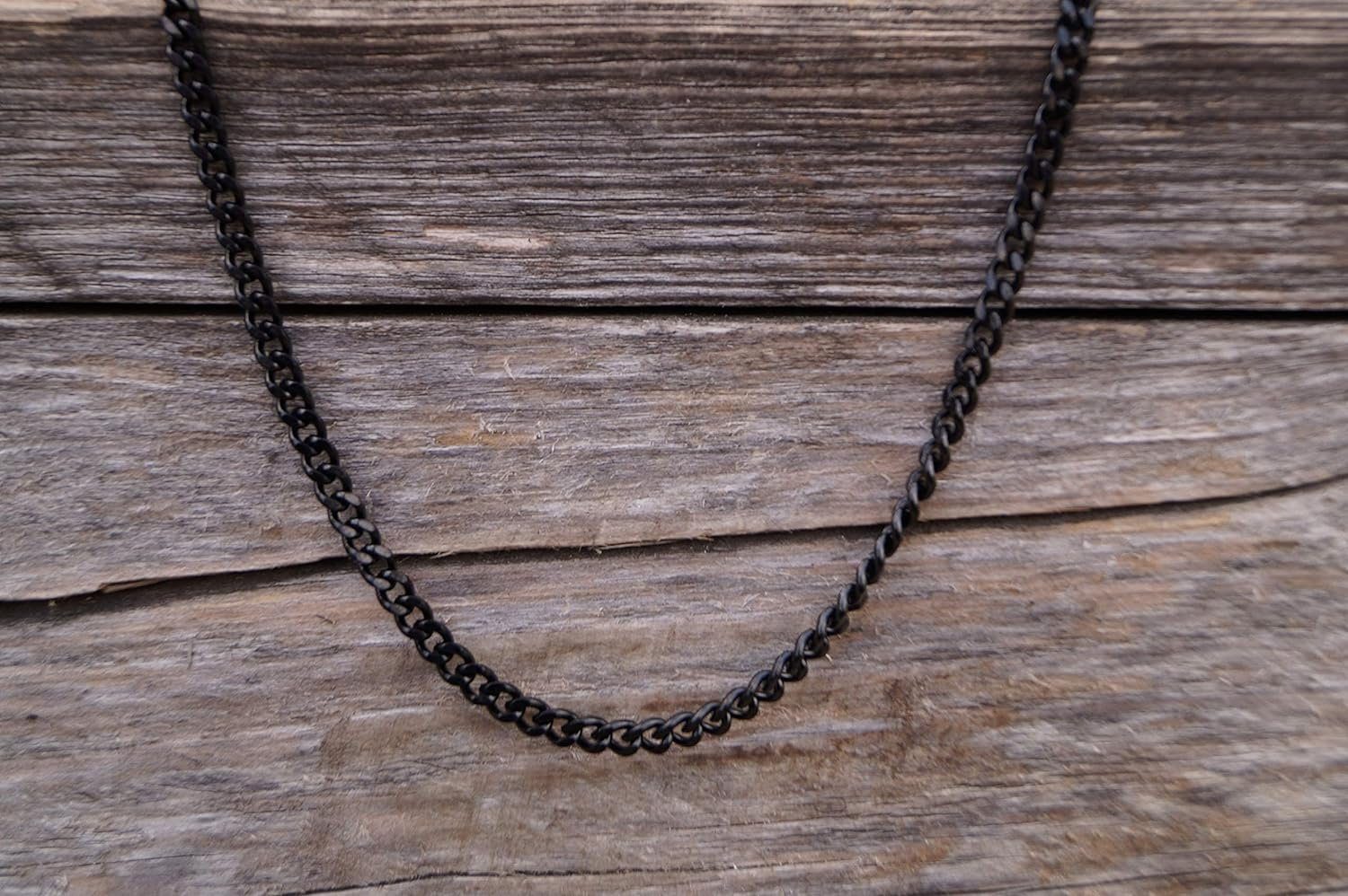 Made by Nami Panzerkette Hochwertige Halskette aus Edelstahl Herren & Damen Robuste Königskette, Gliederkette Halskette Cuban Link Chain