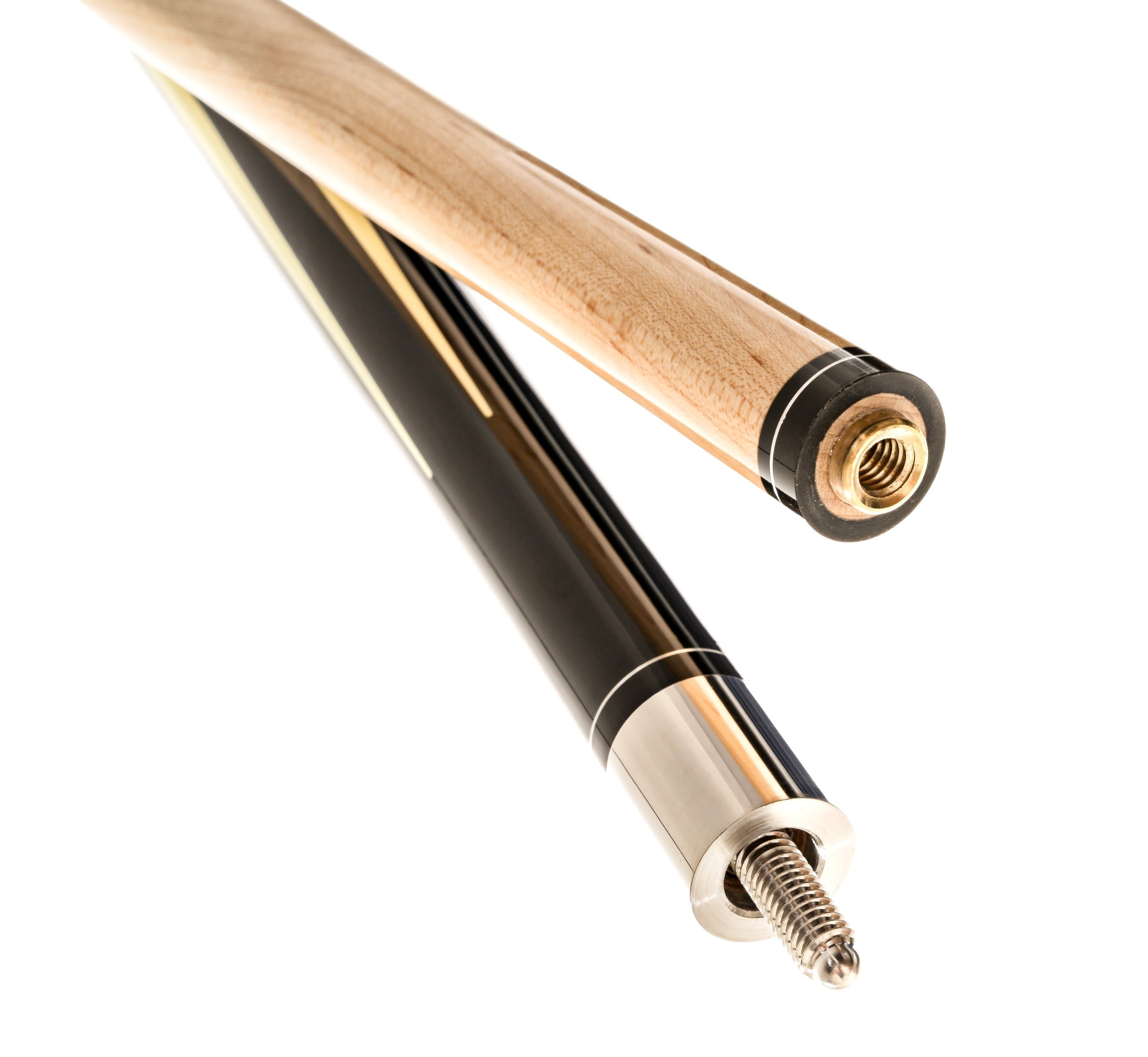 John West Billardqueue Billard Profi Set - Profi Pool Billardqueue + Köcher + Gewindeschutz, (1-tlg)