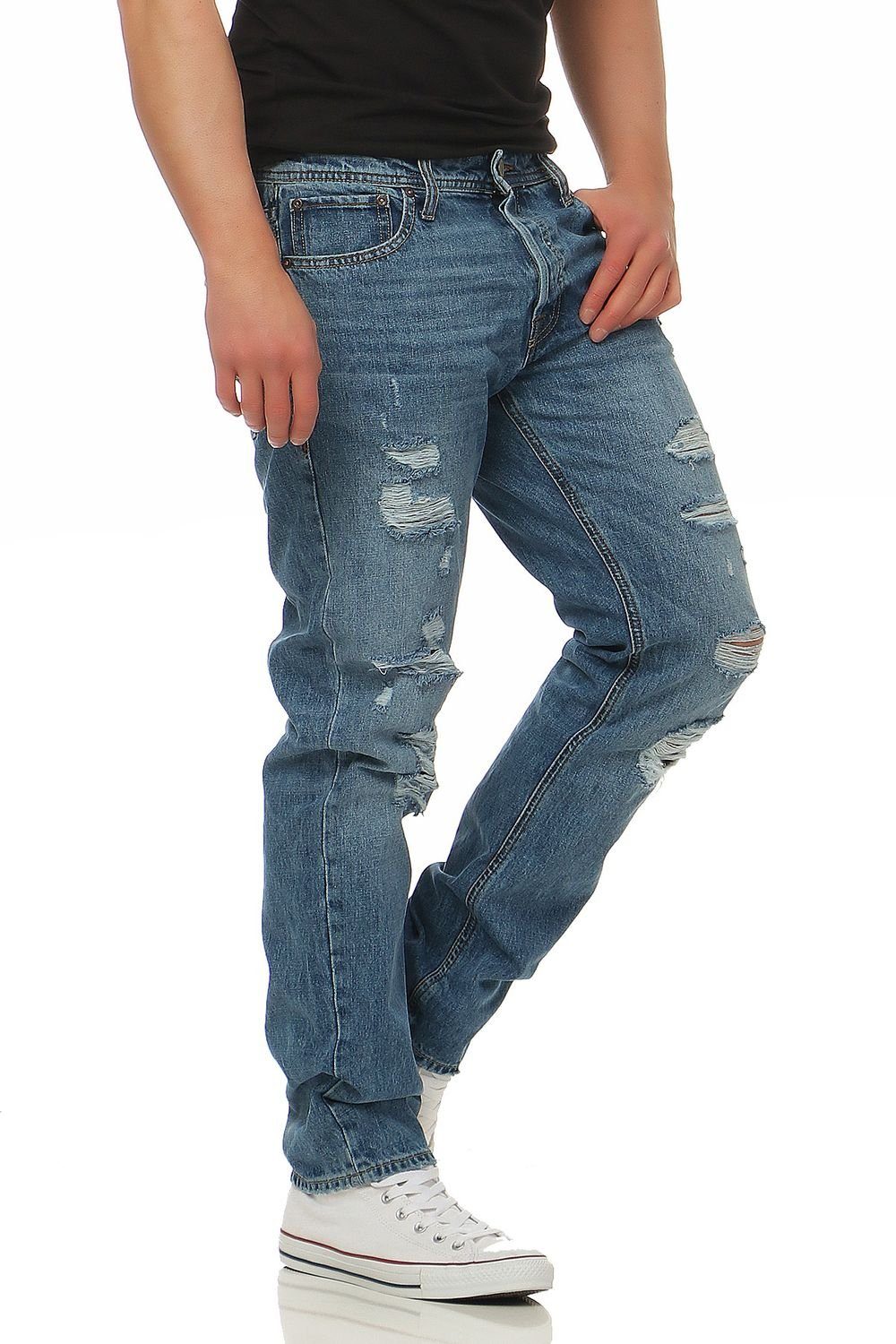 Jack & Jones Regular-fit-Jeans Jack & Jones Mike Original AM437 Comfort Fit günstig online kaufen