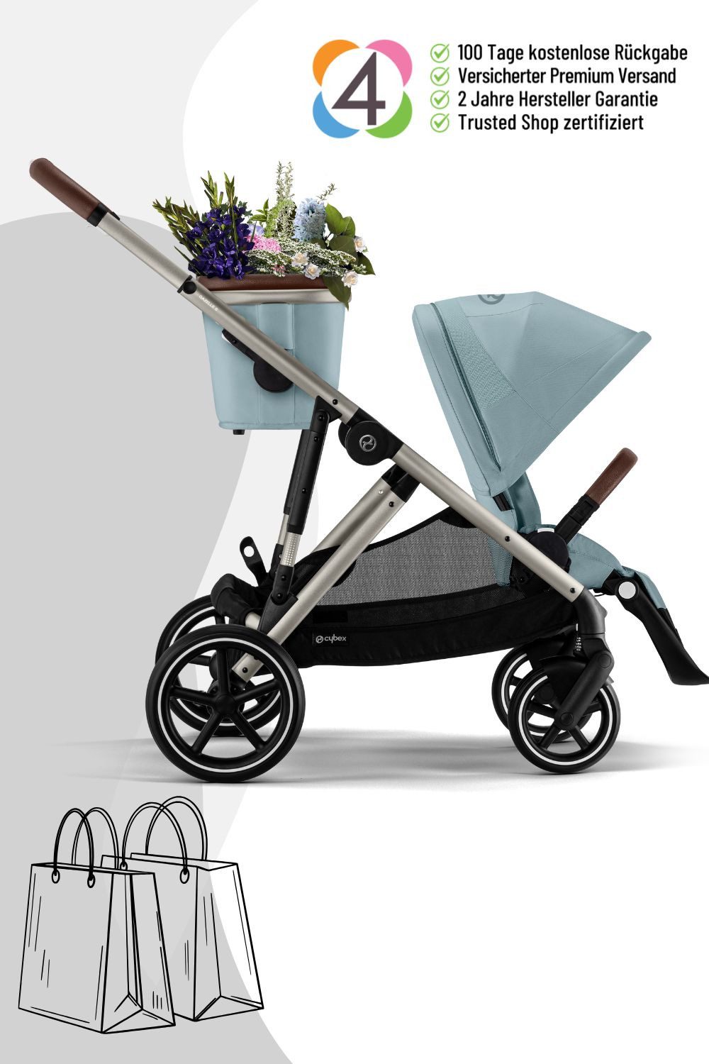 Kombi-Kinderwagen Gazelle S