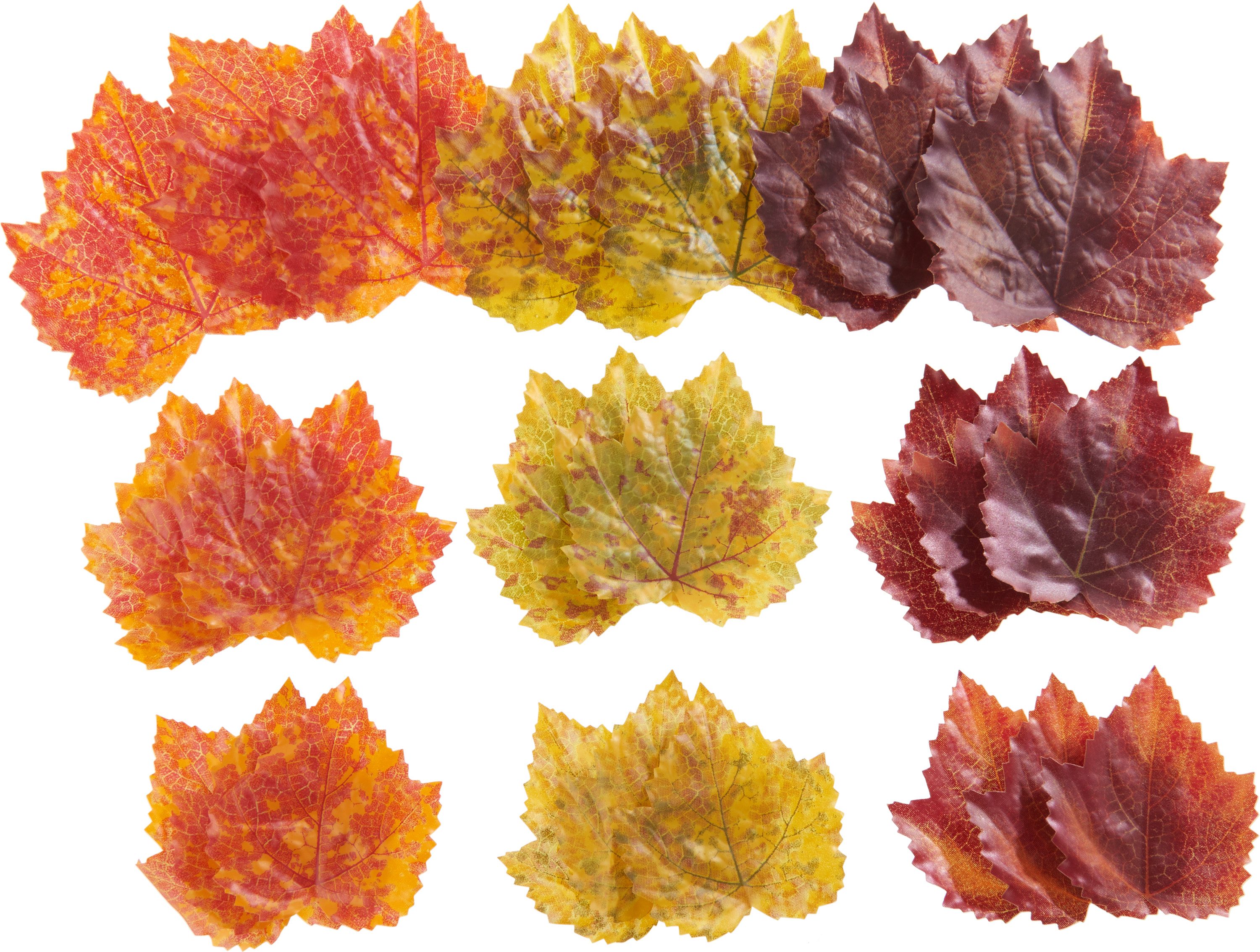 Demissle 135 Stück Herbstblatt-Ausschnitte Aus Papier – Ahornblätter, 10 X 10 Cm, Bunt, Für Deko & Basteln