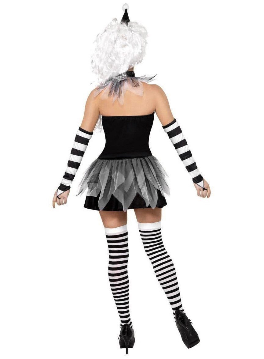 Metamorph Clown-Kostüm Clown Kostüme Damen Karneval Faschingskostüm Damen, Der Horror: untote Pantomime ununterbrochen am Posen!