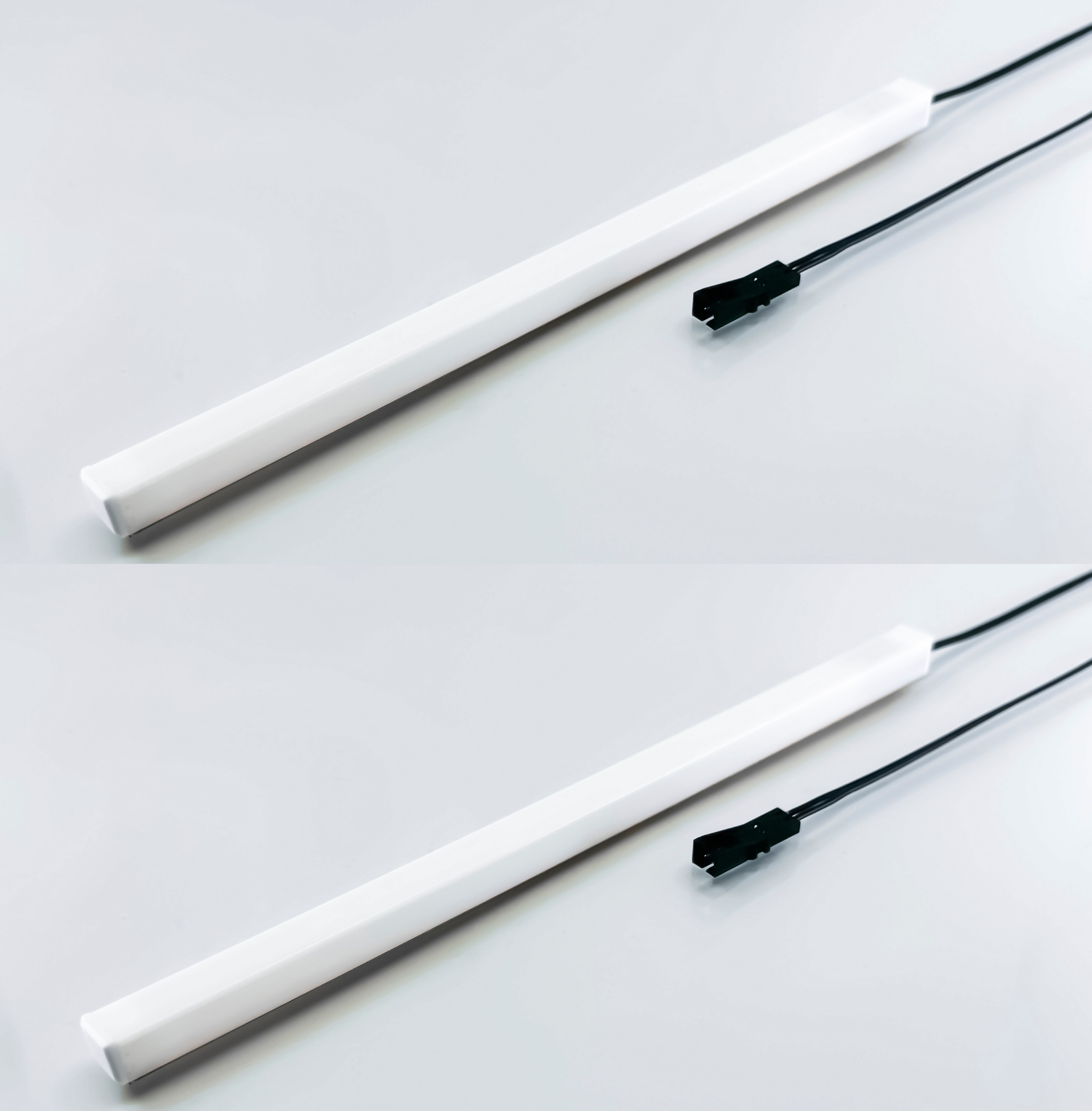 Wohnconcept LED-Leuchtmittel Donna Profilbeleuchtung 2-er Set 450mm, 2 St., Warmweiß, Warmweiß, Handschalter und dimmbarer Trafoeinheit
