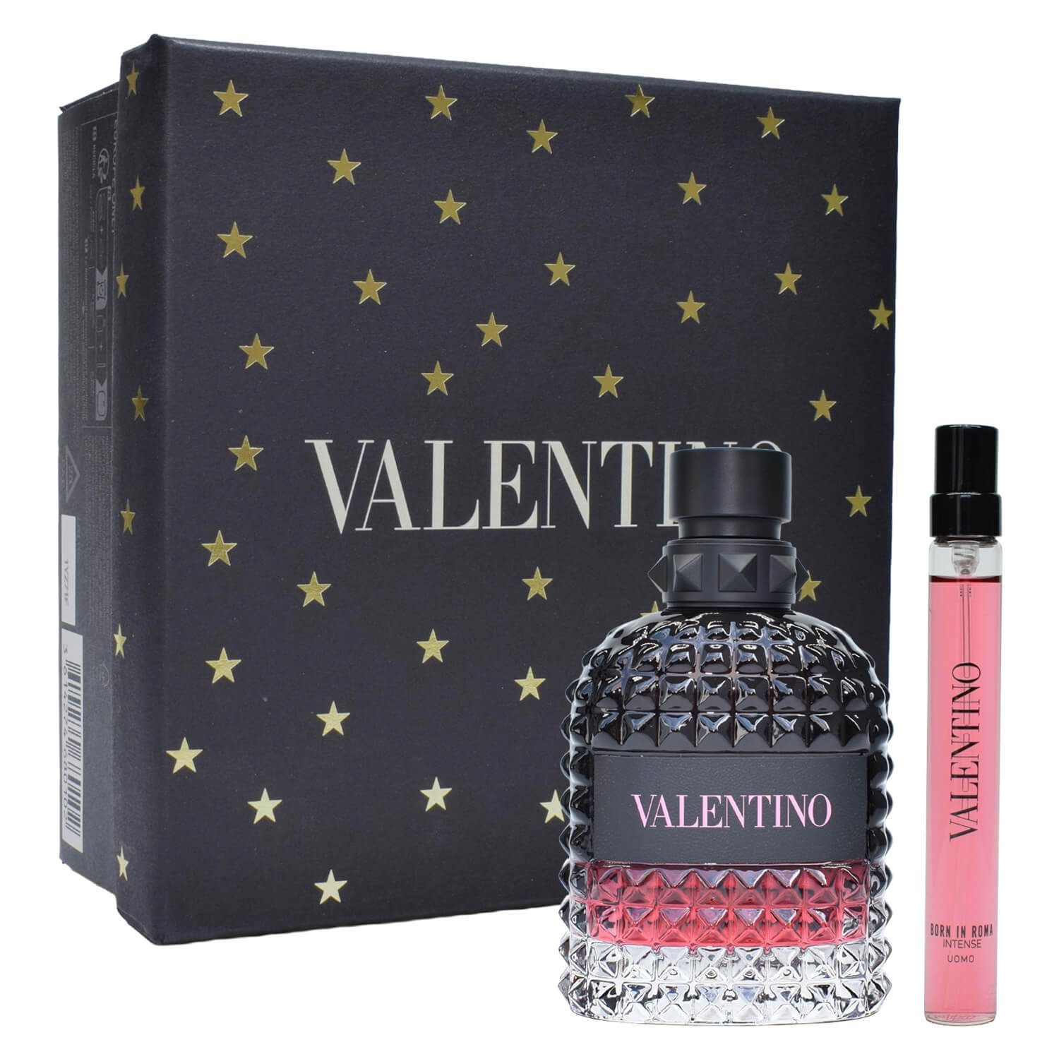 Valentino Duft-Set Uomo Born in Roma Intense Парфюмы 50 ml + Travel Stick 10 ml