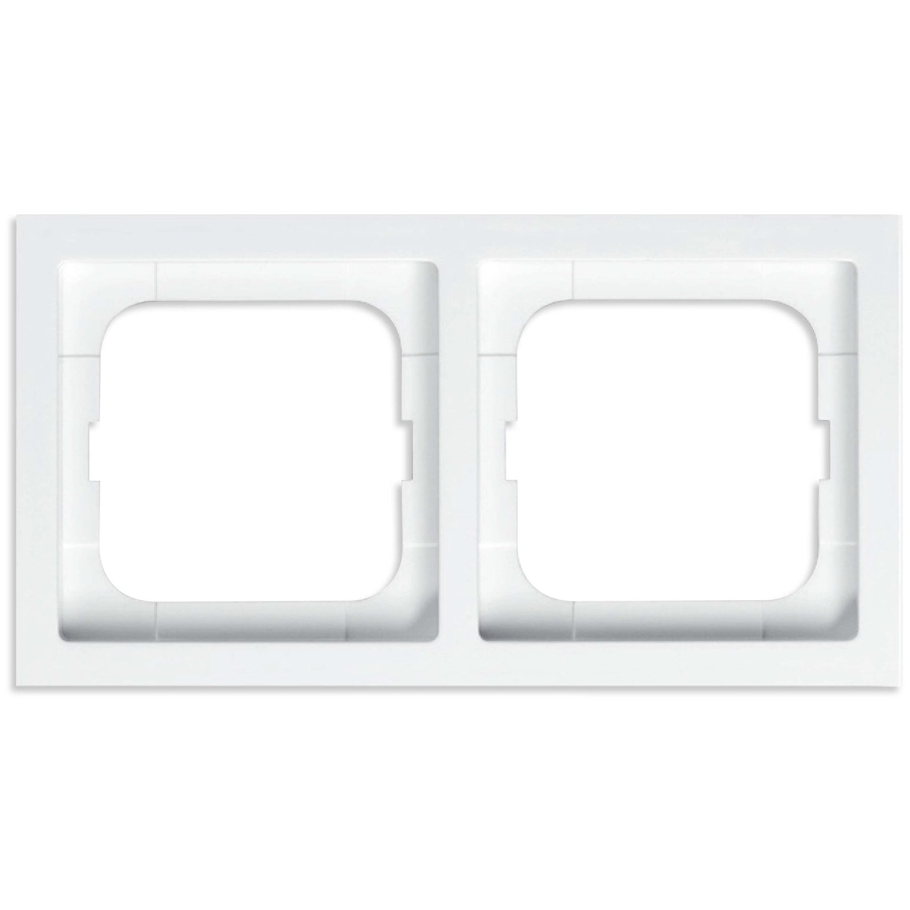 Busch-Jaeger Abdeckrahmen BUSCH-JAEGER Future Linear 1722-184K, 2-fach Rahmen