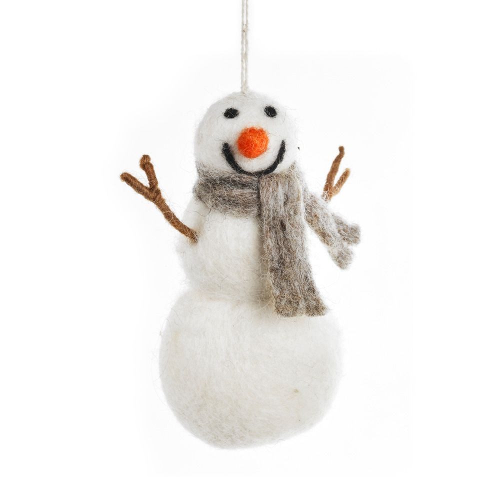 felt so good Christbaumschmuck Norman der Schneemann aus Filz günstig online kaufen