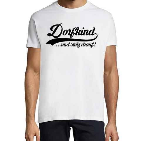 Youth Designz Print-Shirt Dorfkind Herren T-Shirt mit lustigem Spruch