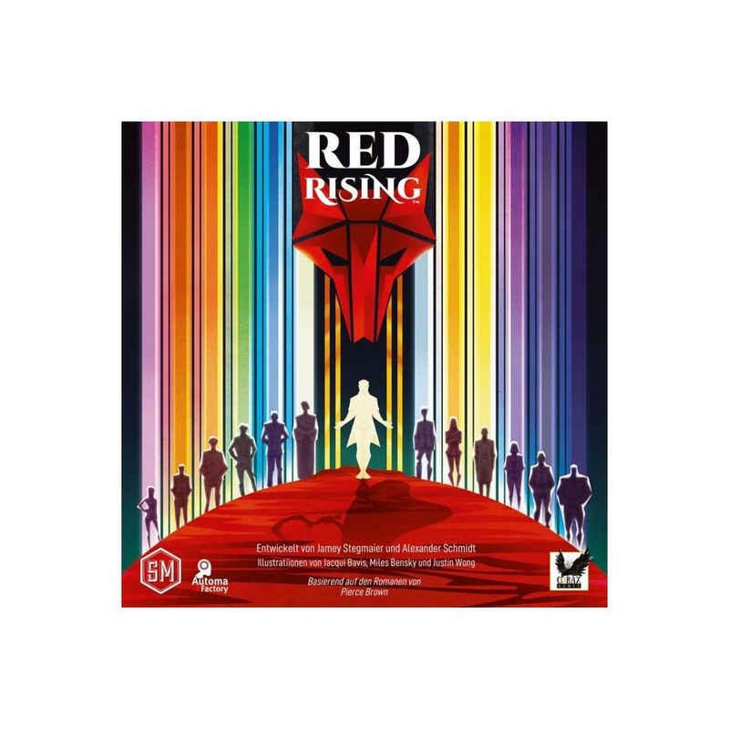 Corax Games Spiel, Familienspiel 1026974 - Red Rising - Kartenspiel für 1 - 6 Spieler..., Strategiespiel