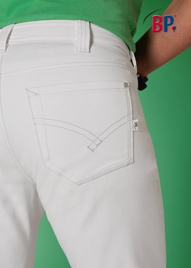bp 5-Pocket-Jeans Herrenjeans mit Stretch, weiß Industriewäsche geeignet