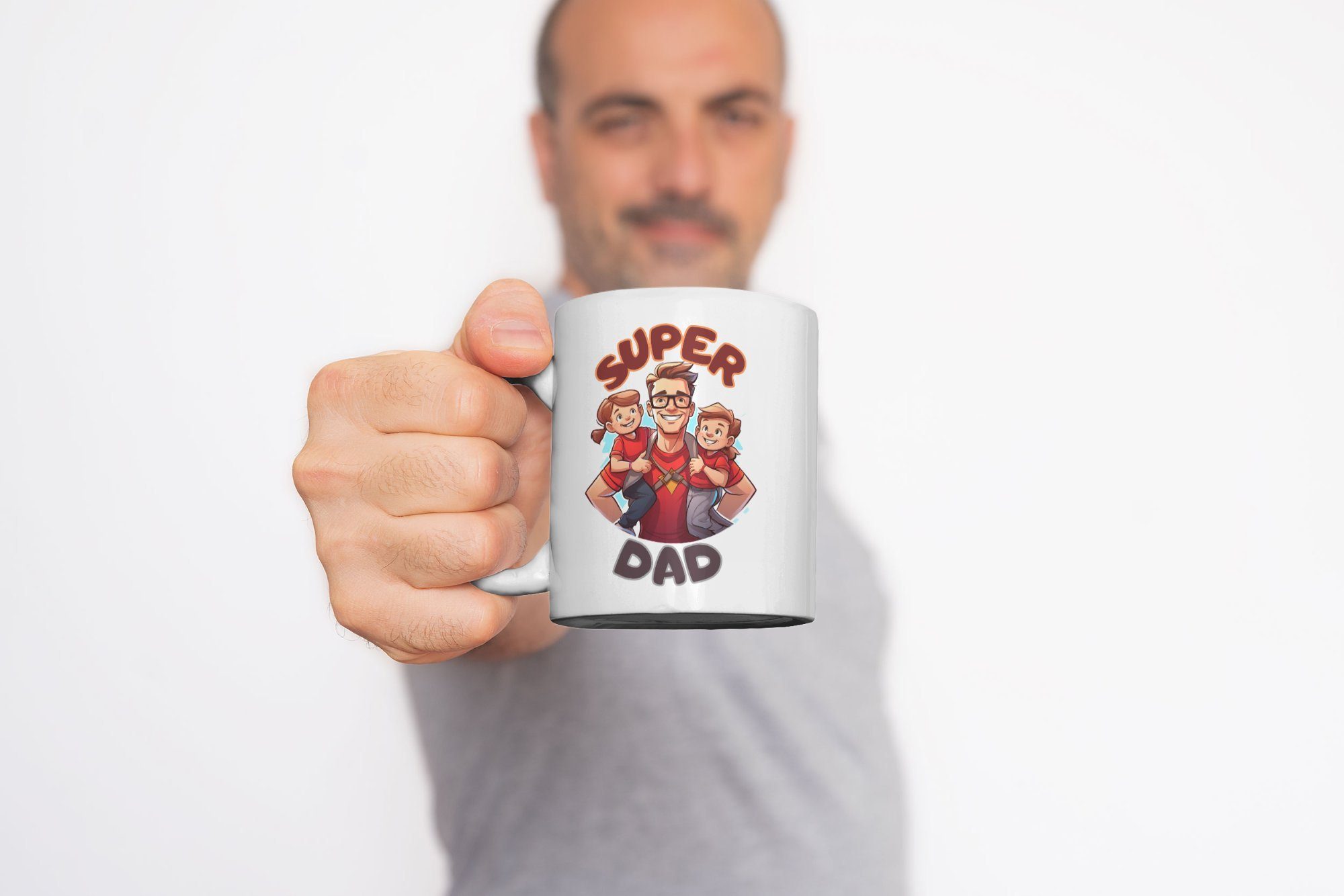Geschenkidee, Teetasse Tasse Kaffeetasse DAD WS-Trend Keramik Super