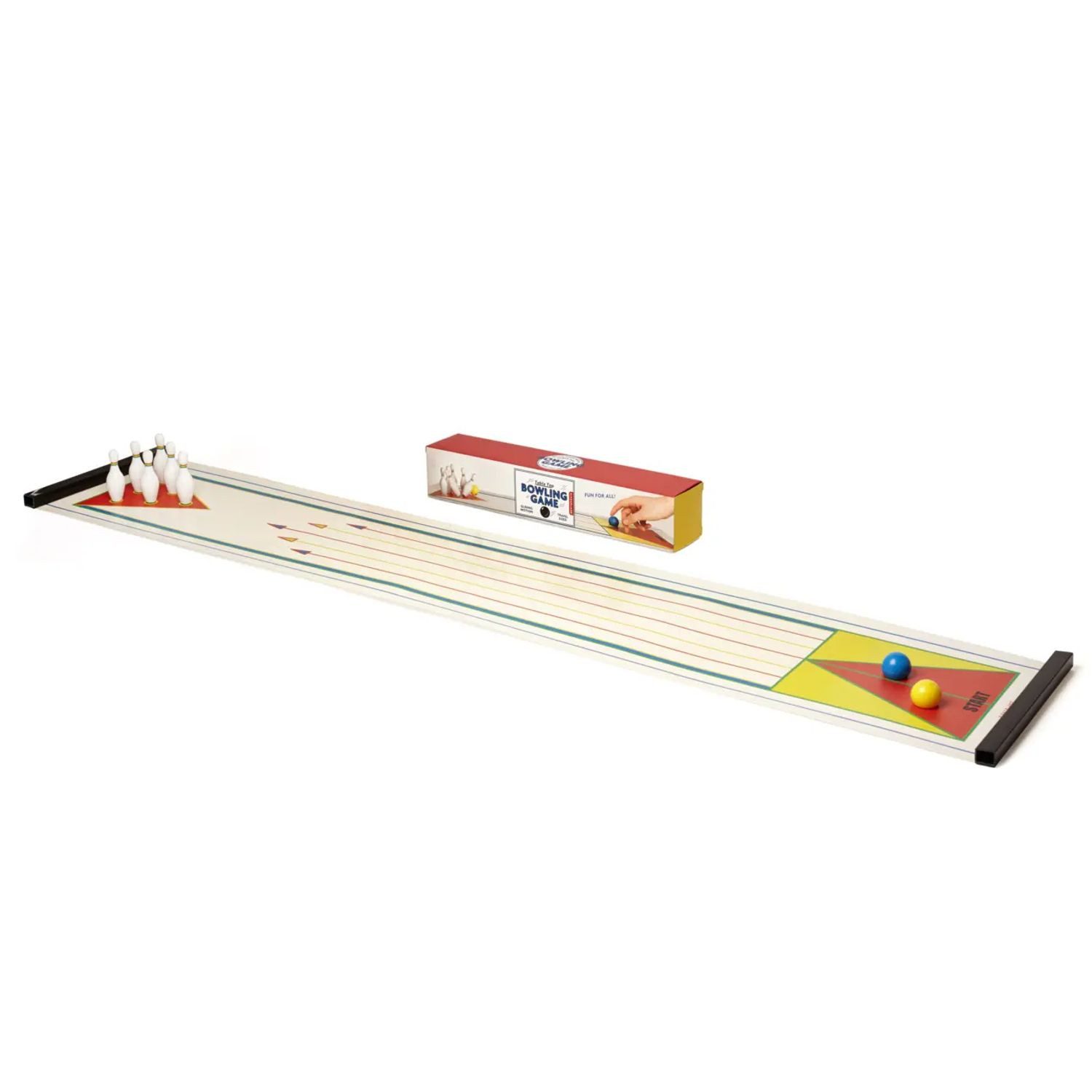 Kikkerland Spiel Tabletop Bowling (Spiel)