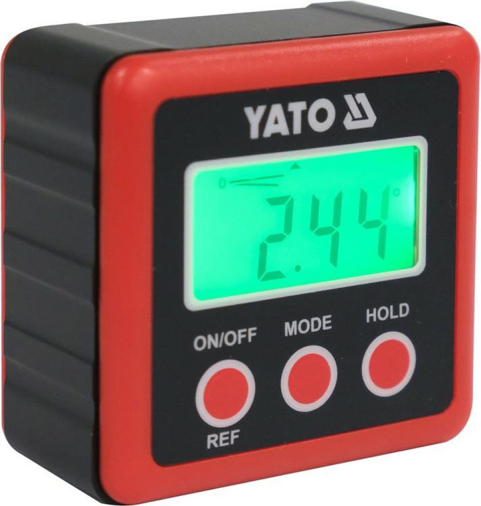 Yato Winkelmesser Elektronischer Winkelmesser YATO YT-71000 magnetisch Aluminium