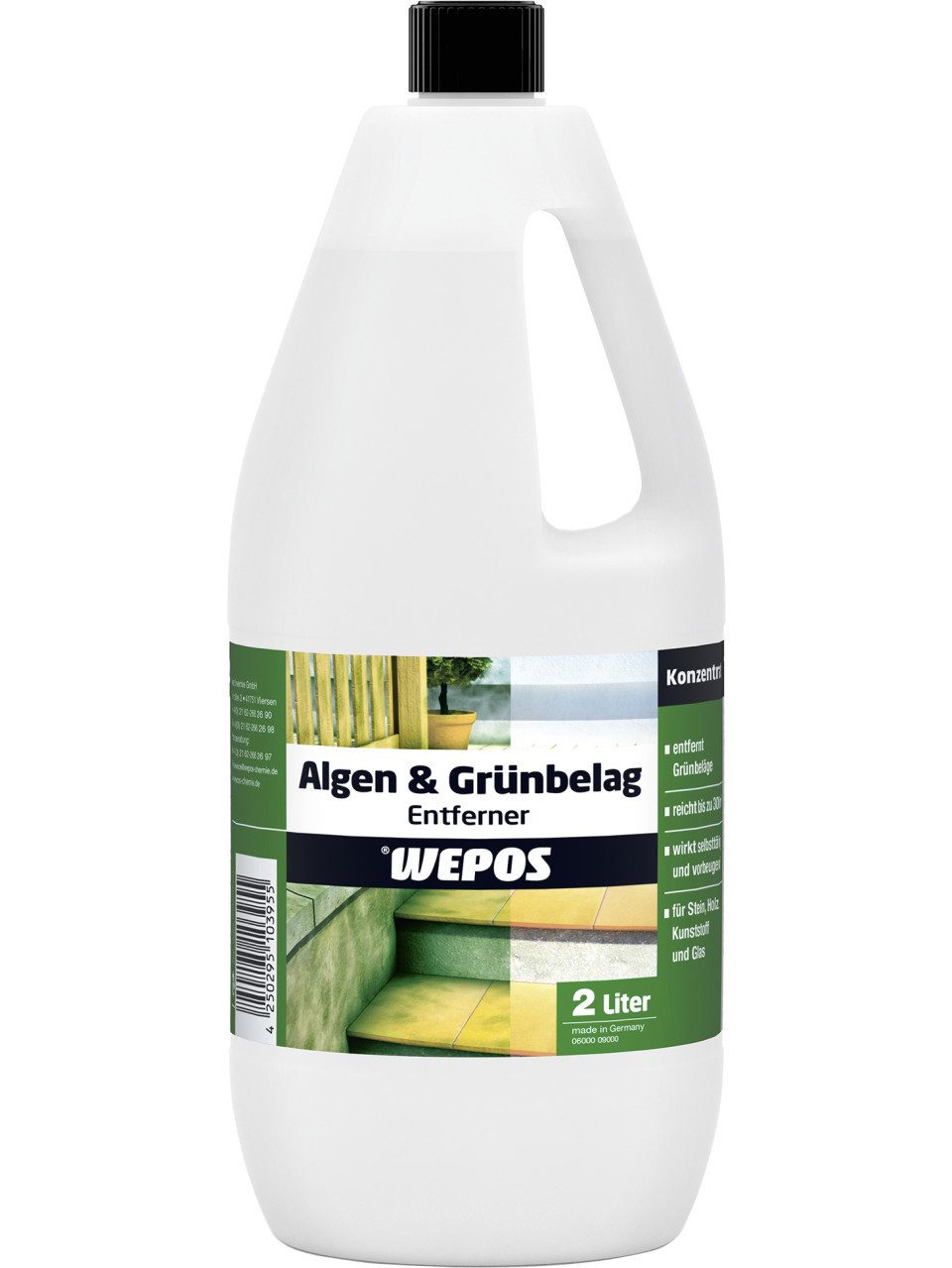 Wepos Algen- und Grünbelagentferner 2 L Grünbelagentferner