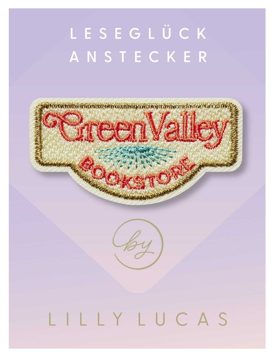 Anstecknadel Leseglück-Anstecker »Green Valley Bookstore«