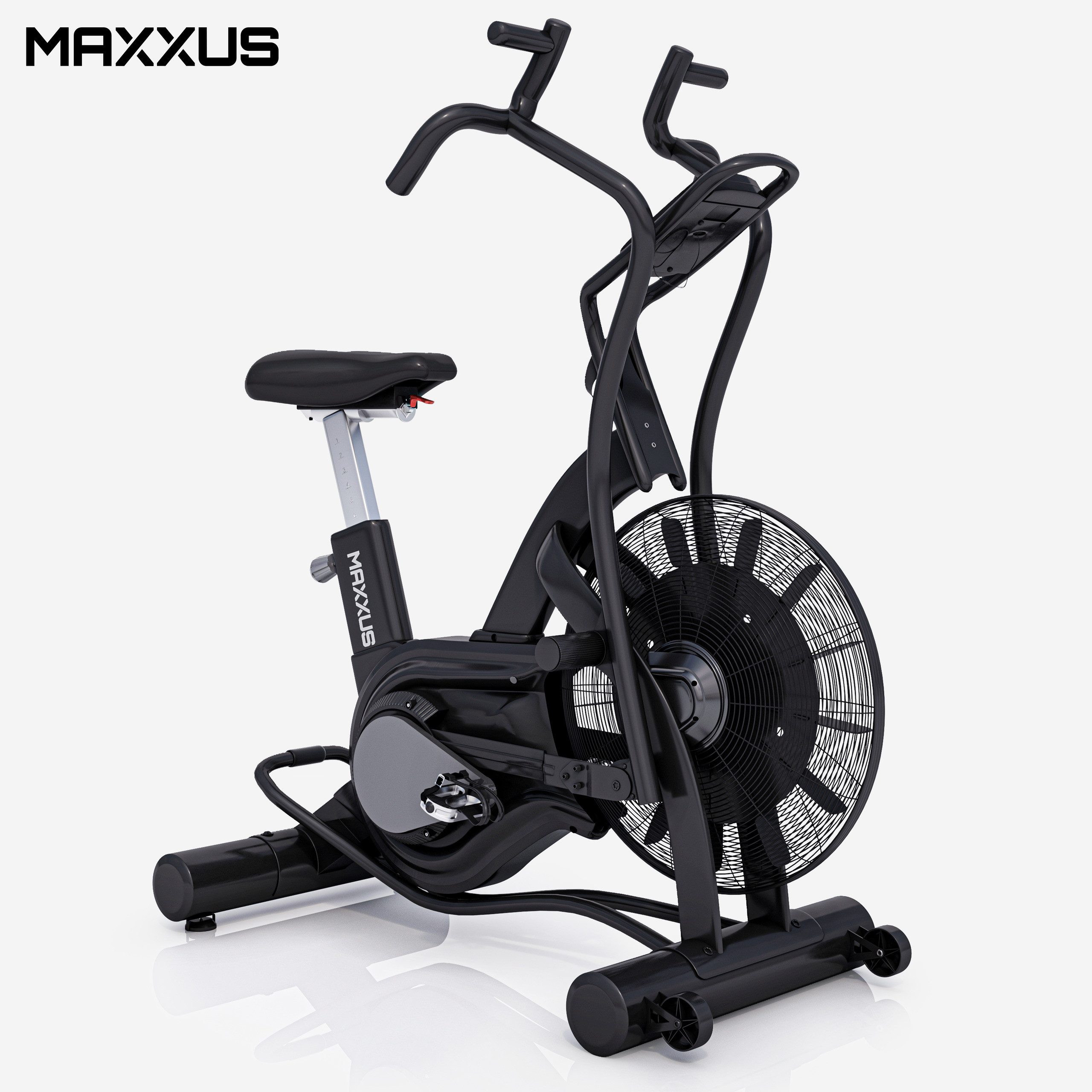MAXXUS Heimtrainer Air Bike 90 PRO - LCD-Bildschirm, Ergonomisch,Bequem (1-tlg)