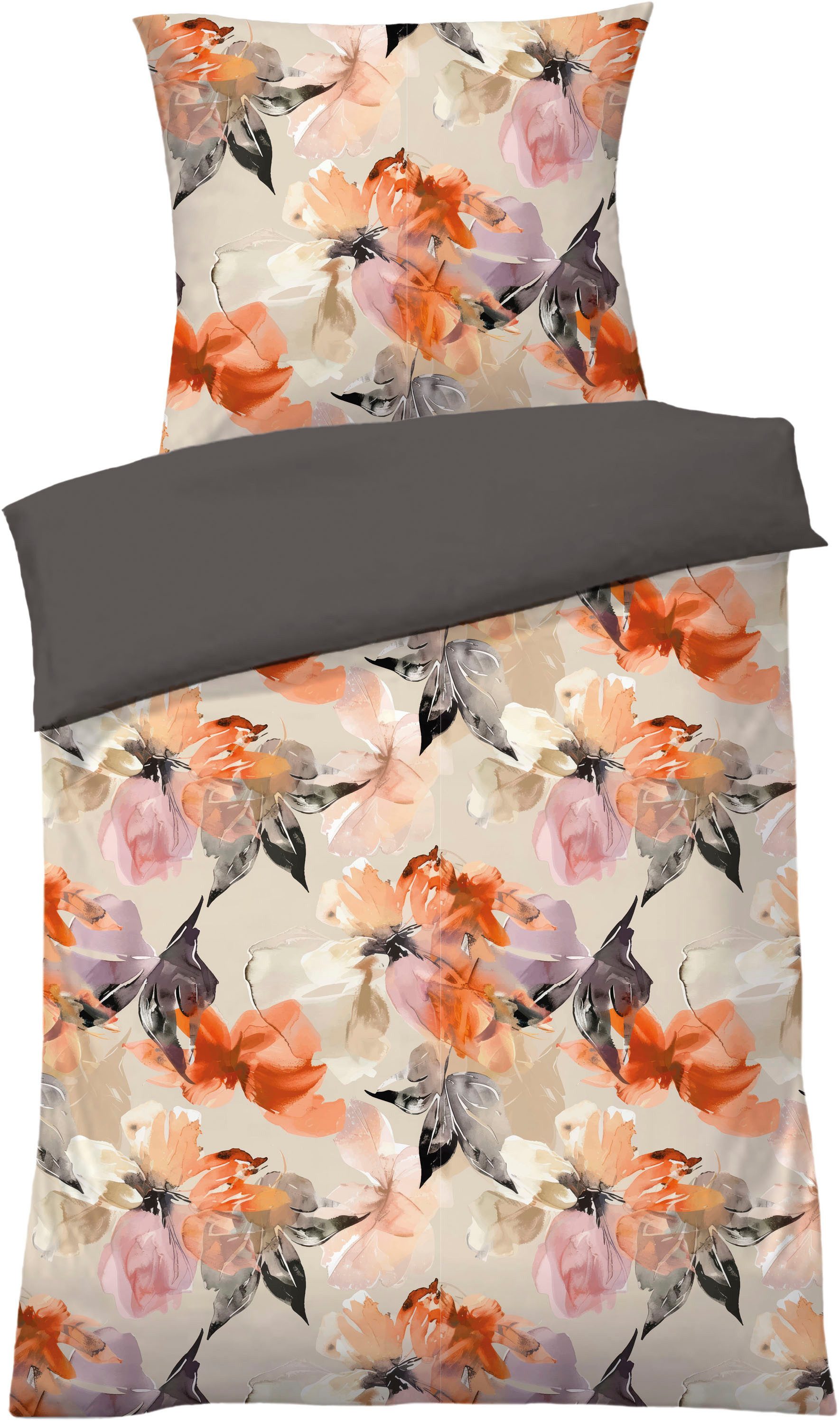 Dyckhoff Wendebettwäsche Bloomsbury, Satin, 2 teilig