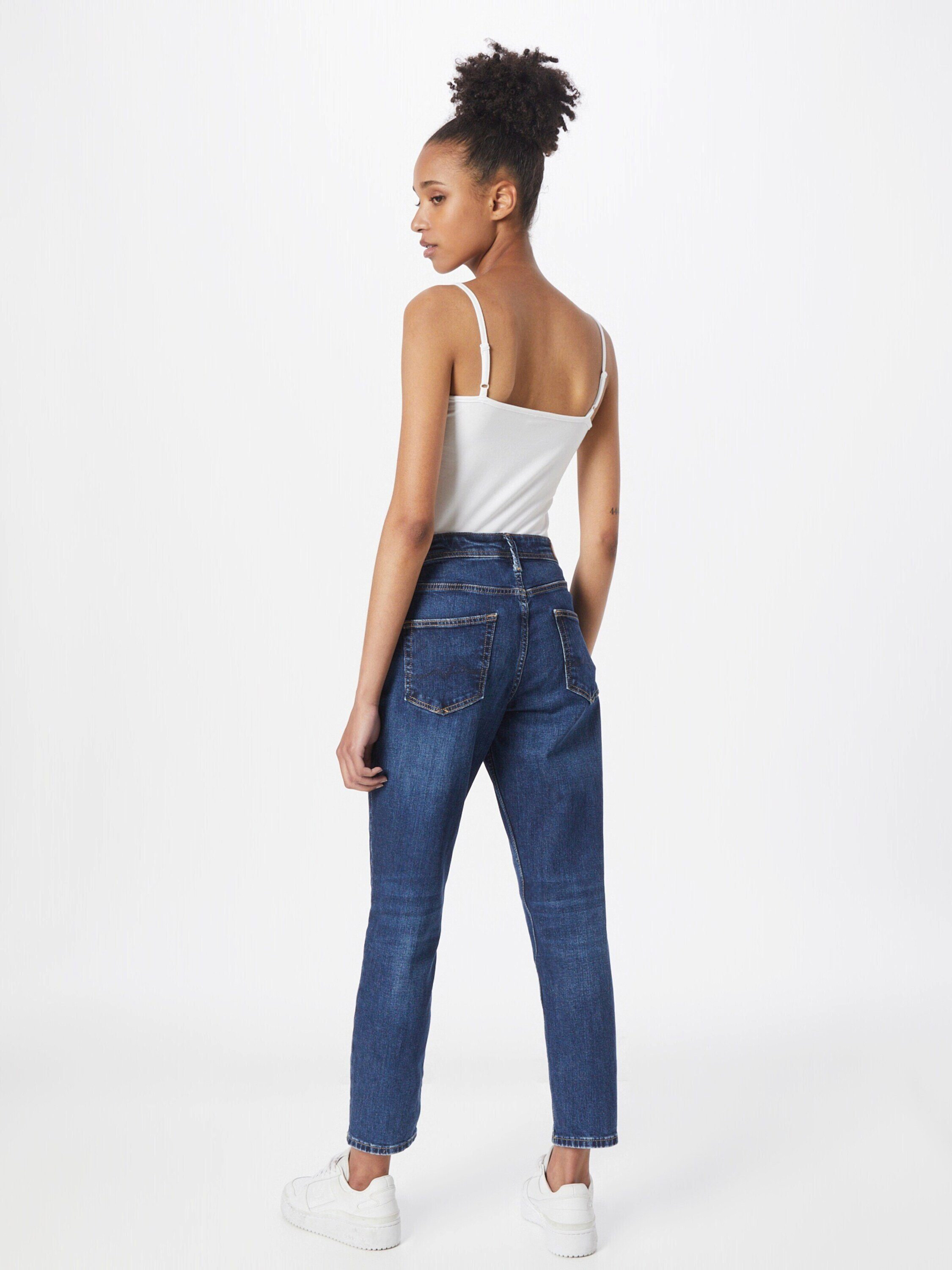 Pepe Jeans 7/8-Jeans Violet (1-tlg) Plain/ohne Details