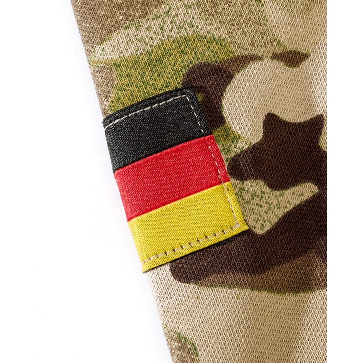 BWuM T-Shirt BWuM Bundeswehr Tropenshirt Camouflage mit Flaggen & Klett günstig online kaufen