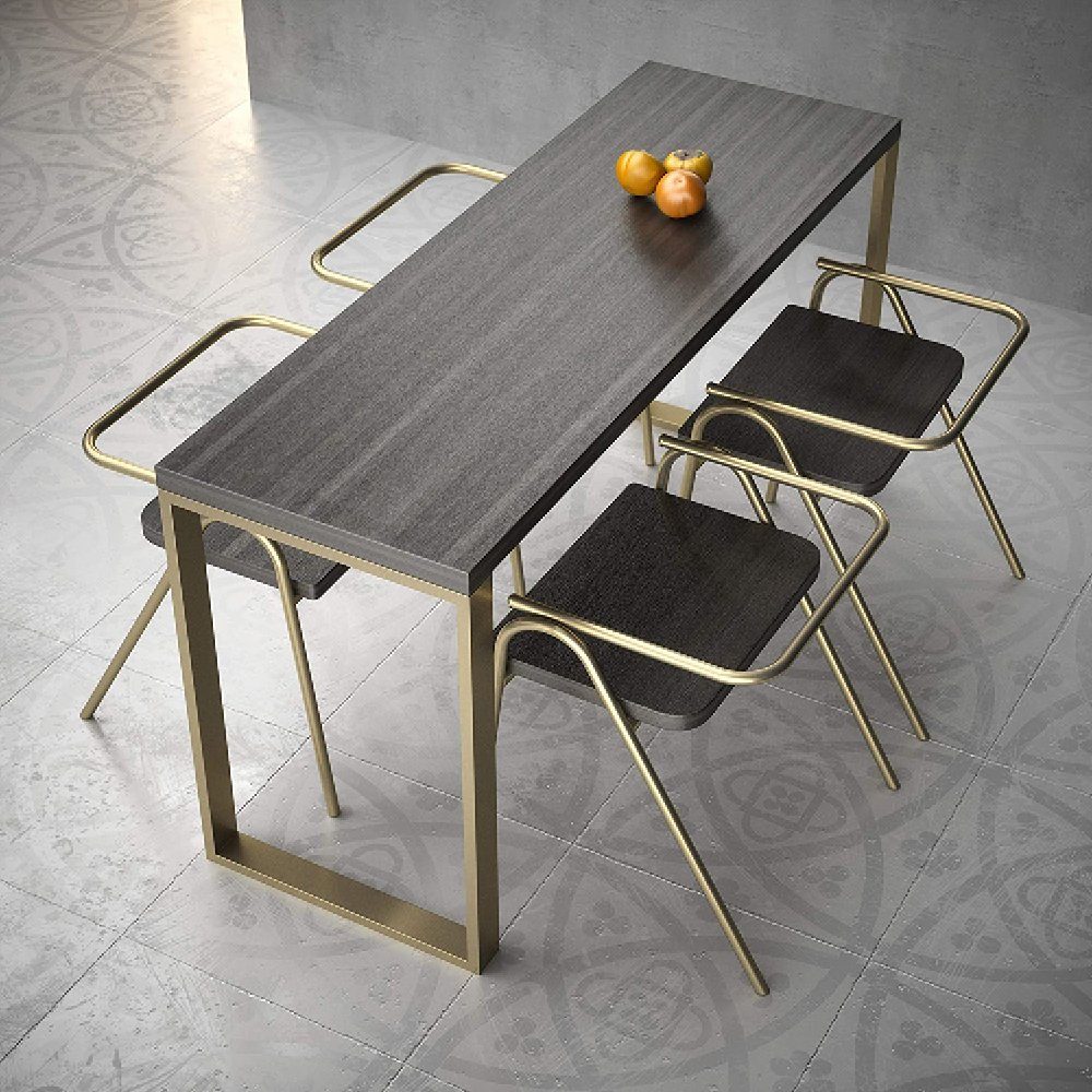 sossai® Tischgestell Stahl Tischkufen 50-70cm x 72cm in Gold (2-St)