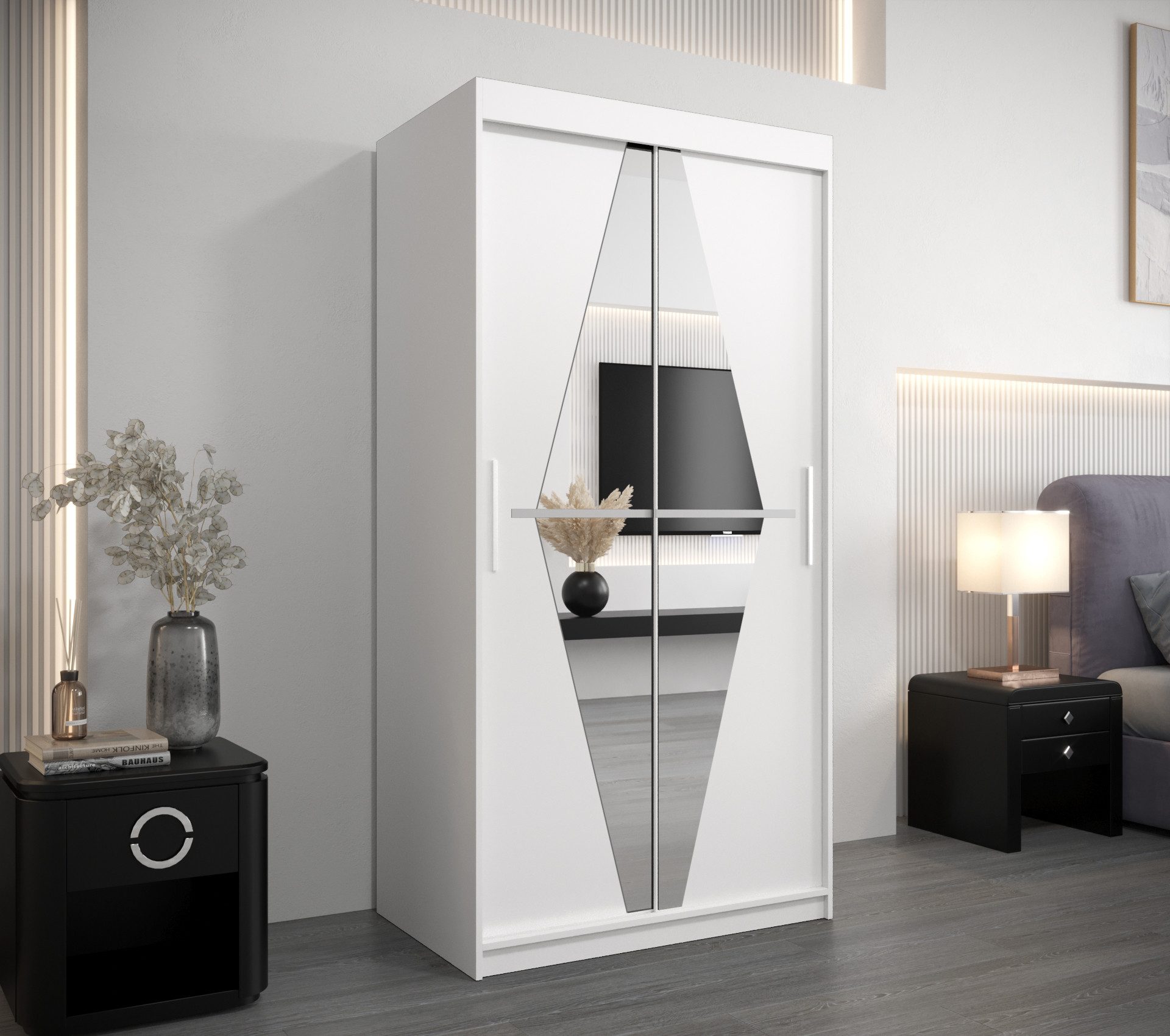 ABIKS MÖBEL Schwebetürenschrank BOLIWIA Schlafzimmerschrank - günstig online kaufen
