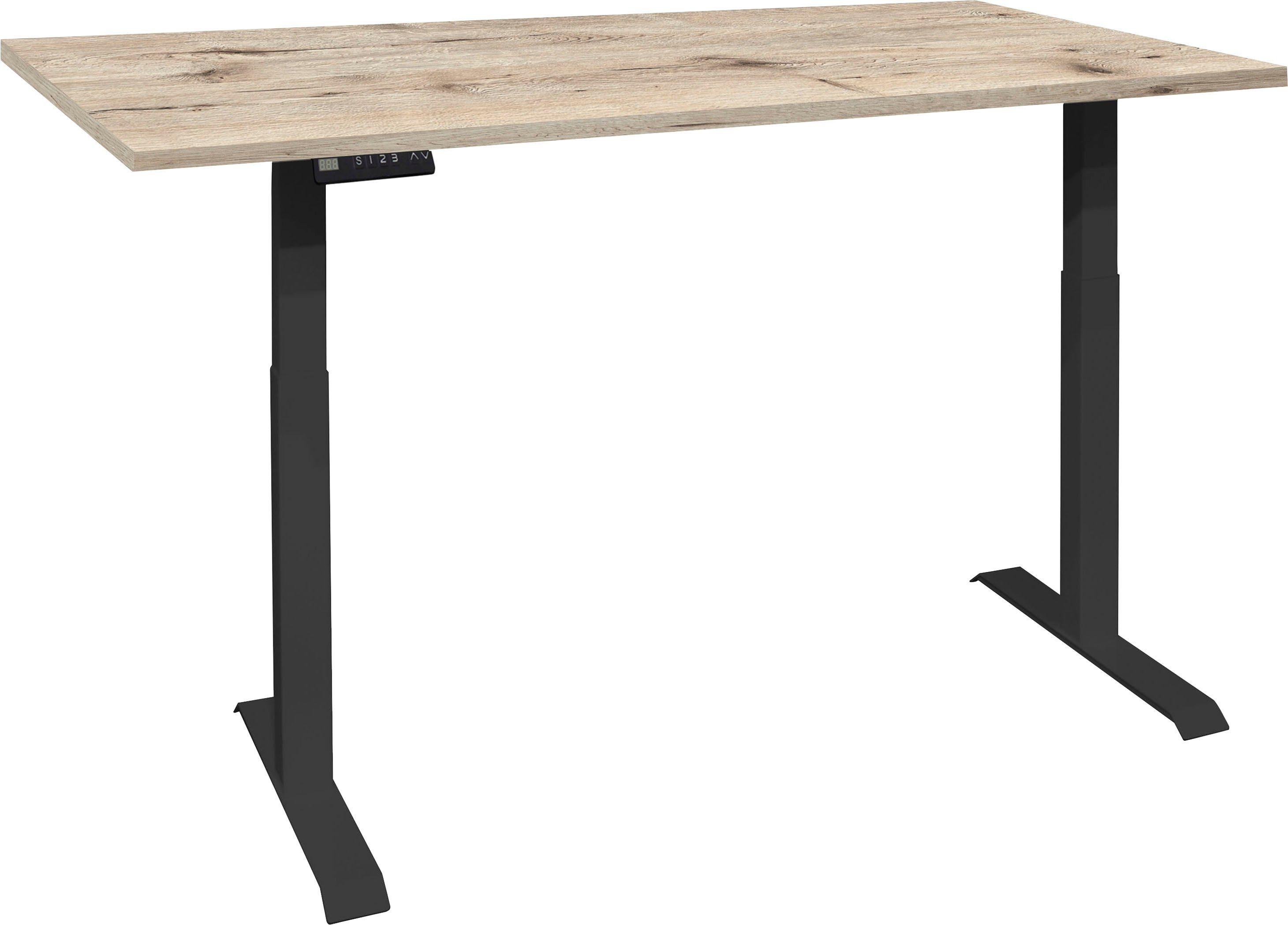 schwarz matt / sandeiche | sandeiche