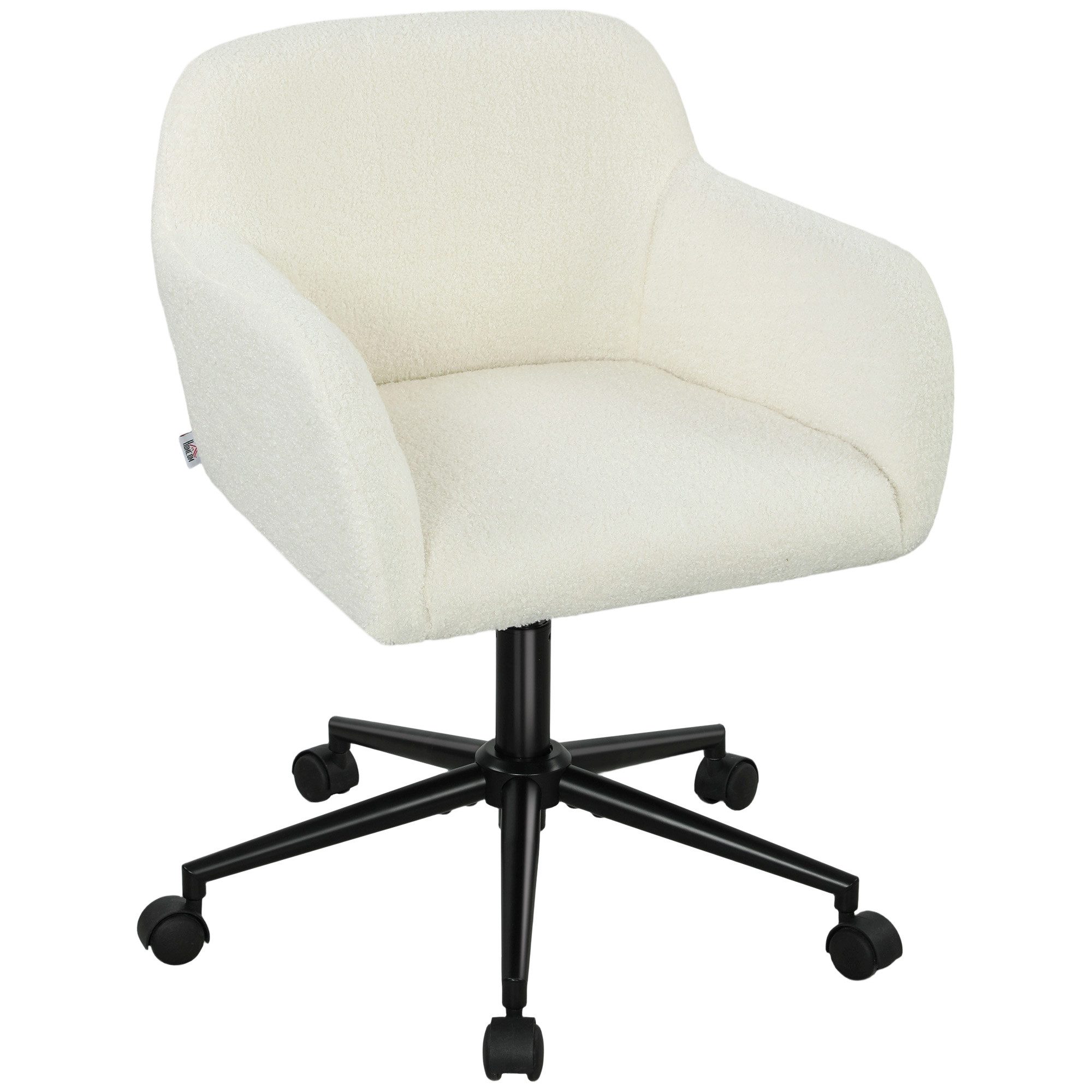 HOMCOM Bürostuhl Schreibtischstuhl höhenverstellbar Homeoffice Stuhl mit Fl günstig online kaufen