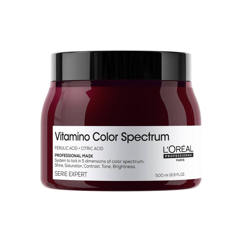 L'ORÉAL PROFESSIONNEL PARIS Haarkur L'Oréal Professionnel Vitamino Color Spectrum Maske 500 ml, 1-tlg., Professionelle Salon Pflege