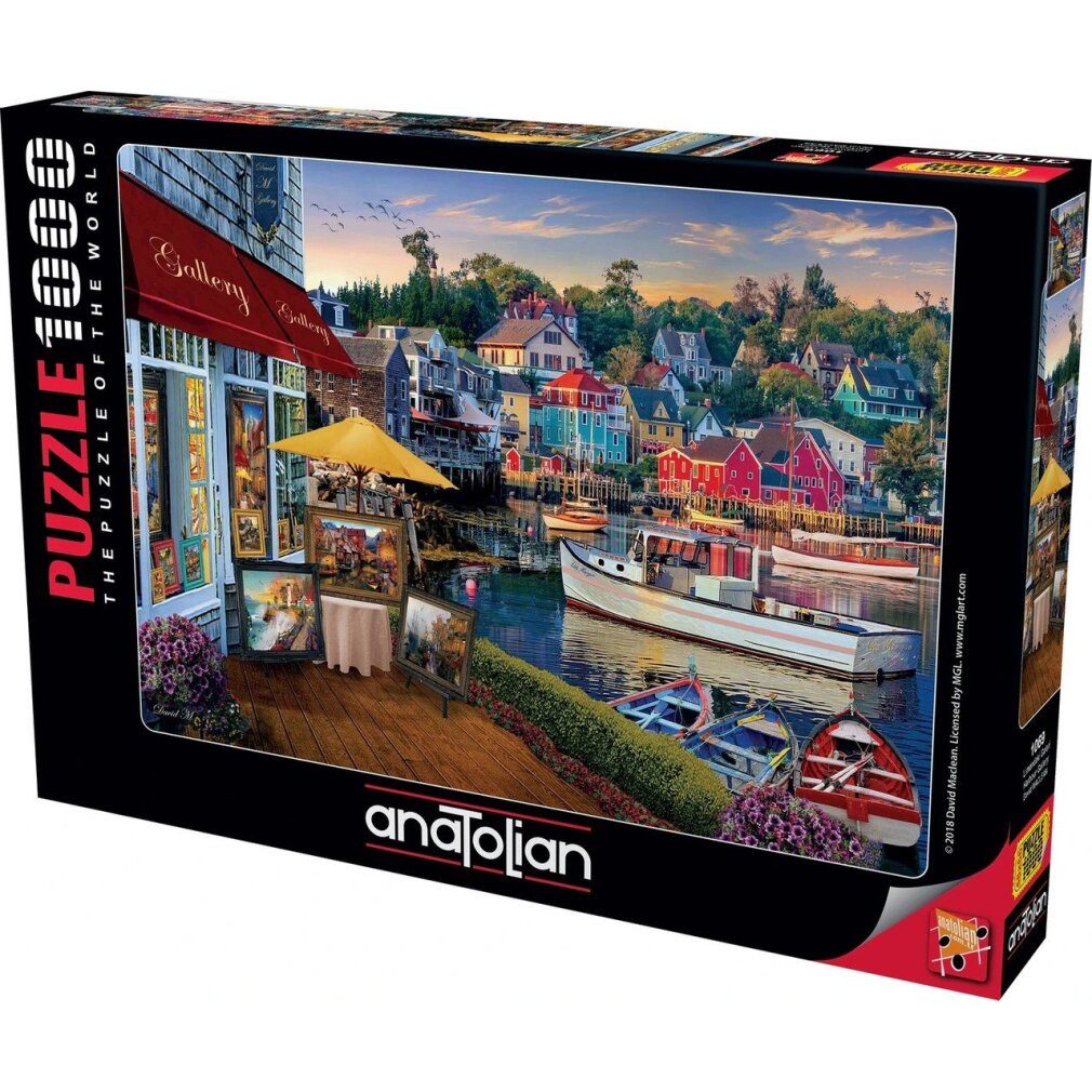 ANATOLIAN Puzzle ANATOLISCHES Puzzle Hafengalerie 1000 Teile, Puzzleteile