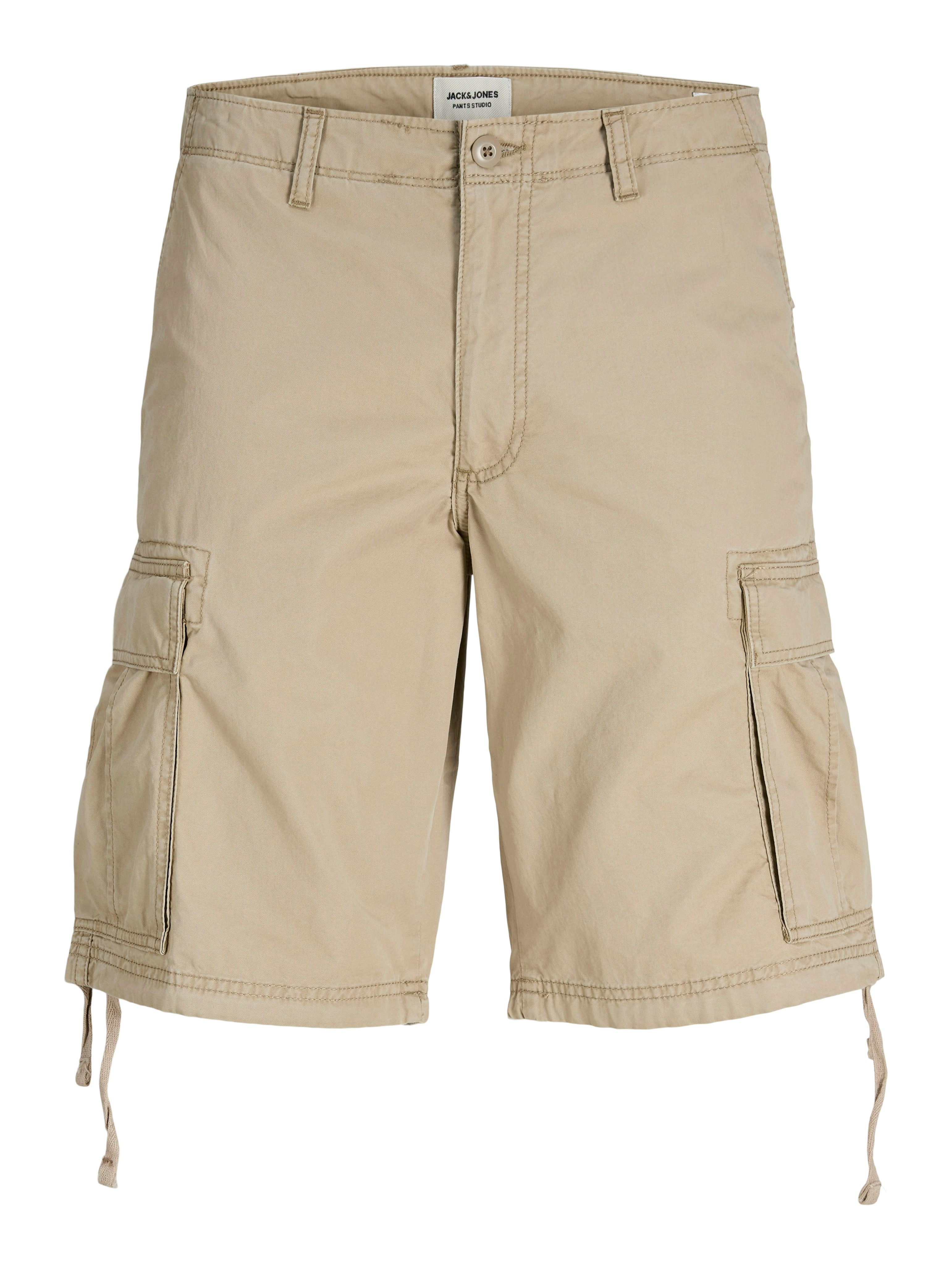 Jack & Jones PlusSize Cargoshorts JPSTCOLE FRANK CARGO SHORT MID SN PLS mit Taschenbändern