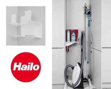 Hailo OS Laundry Area Besen-/Wischerhalter Wandhalterung, (Hailo Besenhalter 3271251 Einbau-Gerätehalter weiß)