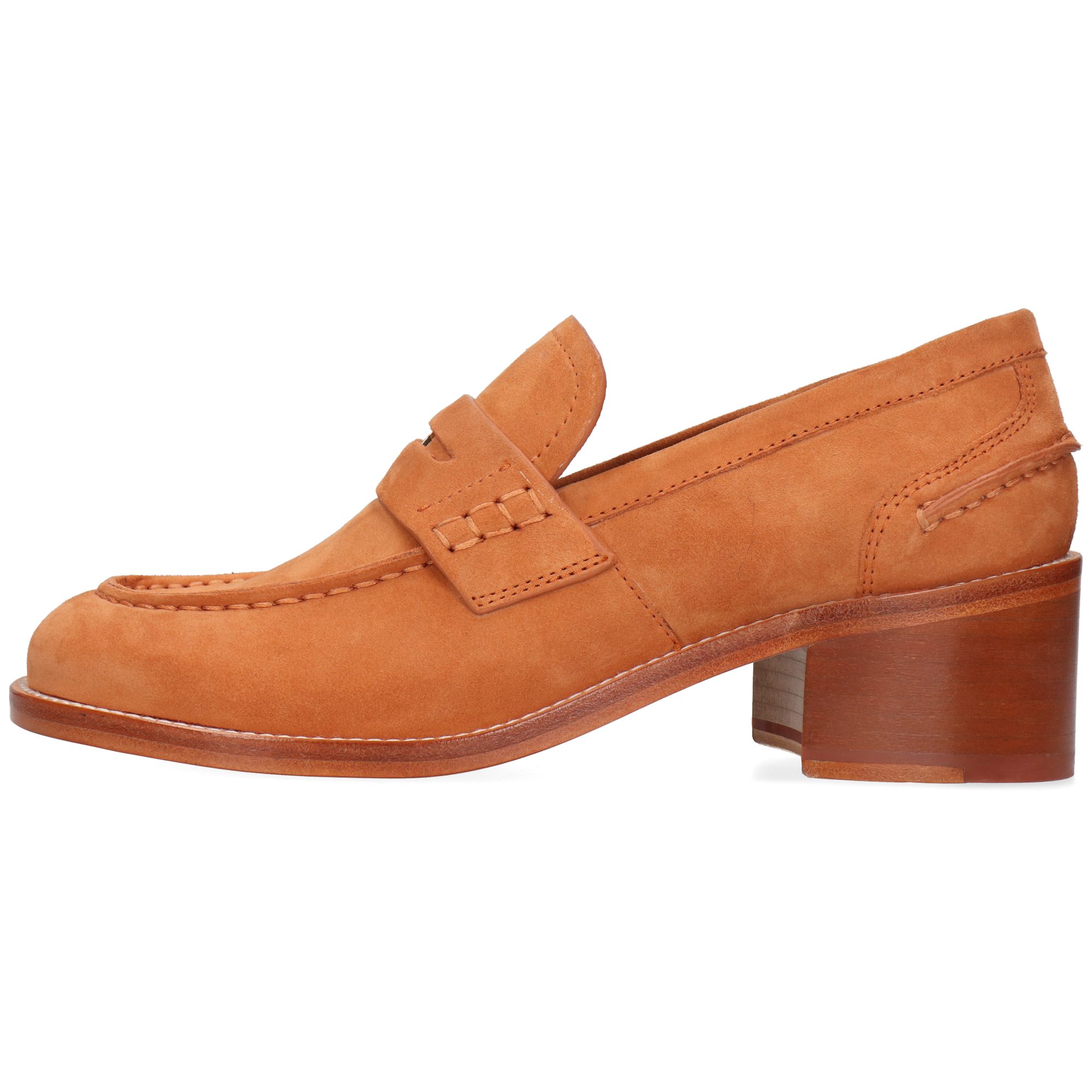 Melvin & Hamilton Imke 1 Leder-Loafers für Damen Loafer Block-Absatz, Echtes Leder
