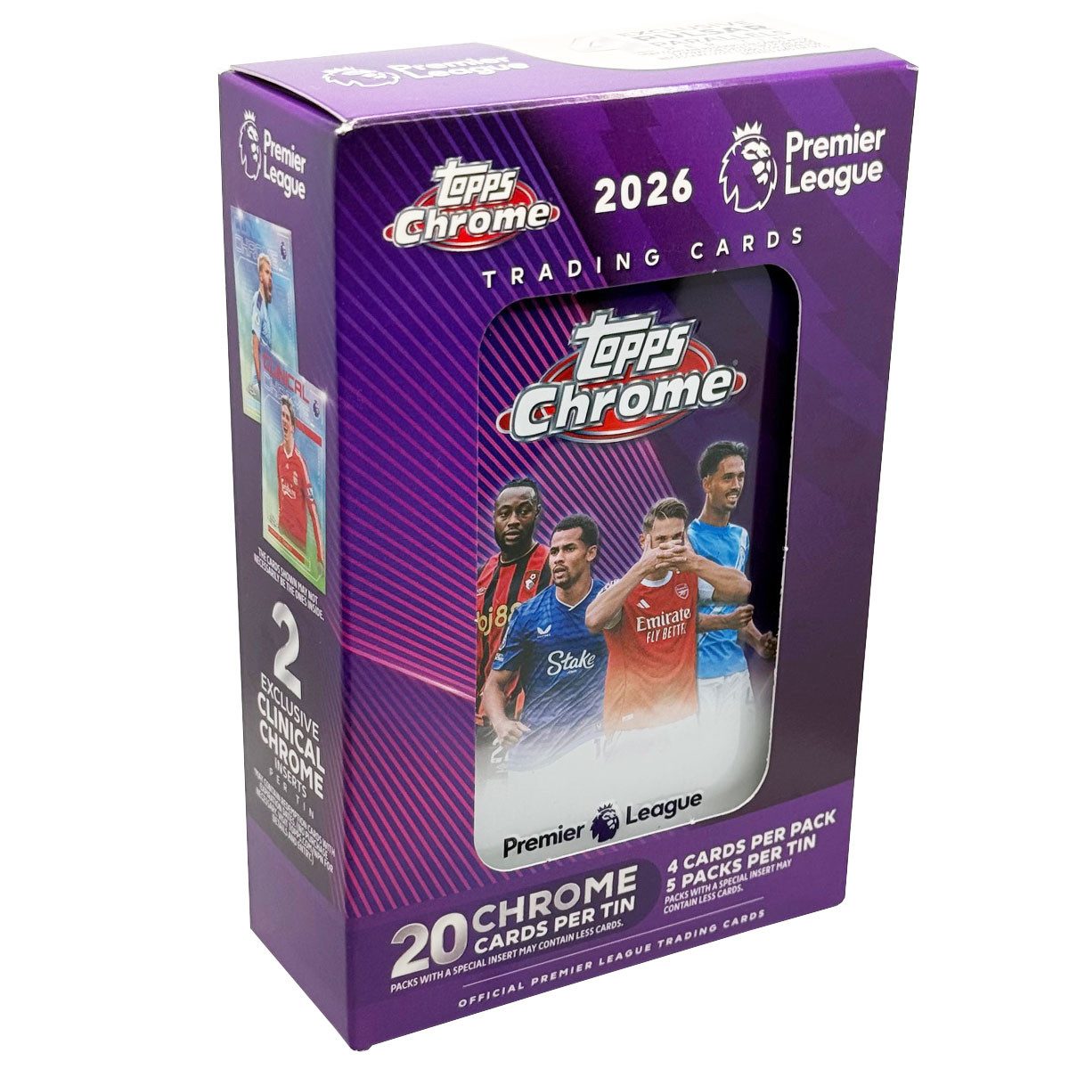 Topps Sammelkarte Topps Chrome Premier League 2026 - 1 TIN Box
