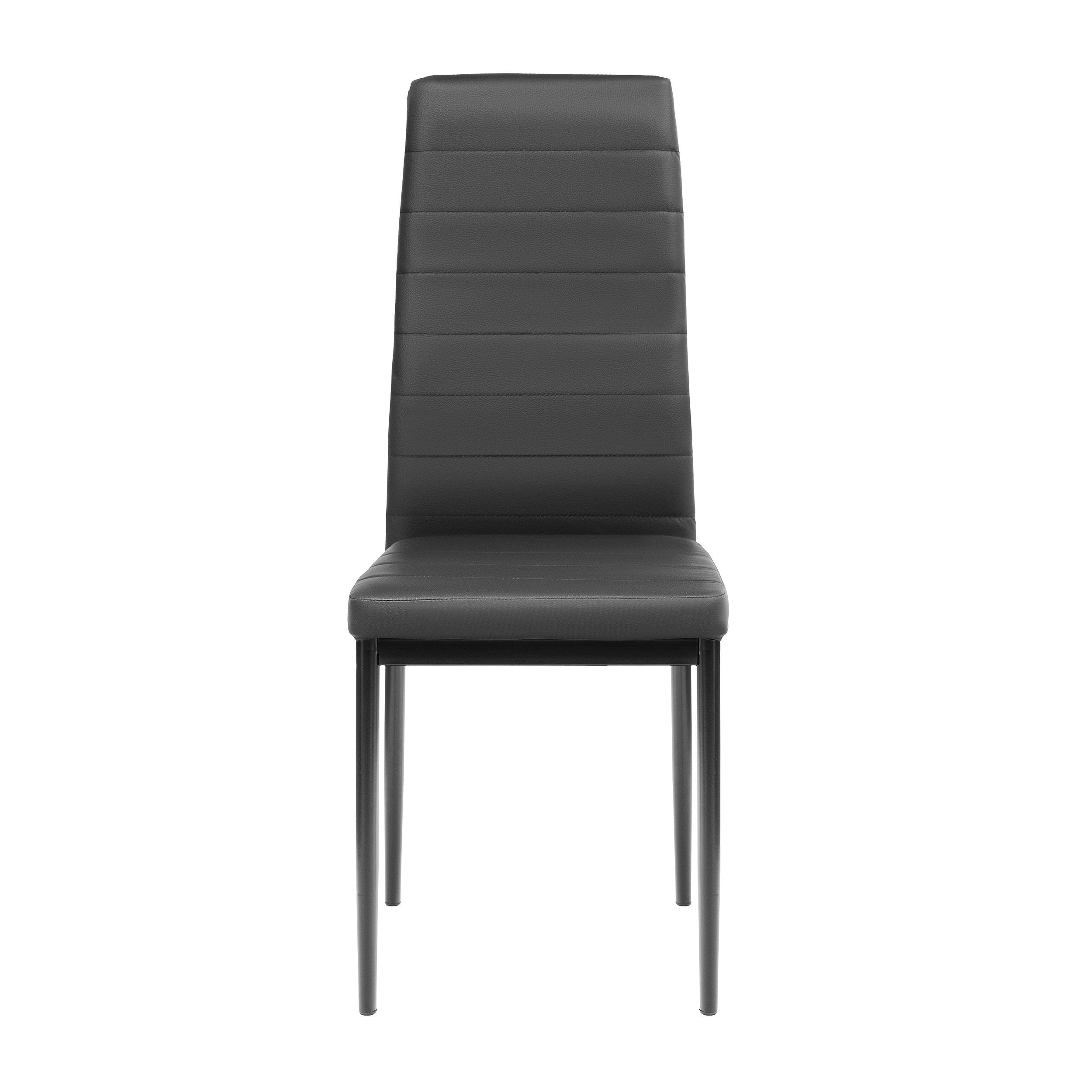 Furnify Esszimmerstuhl Küchenstuhl HYGGE Komfortabler Kunstlederstuhl für Küche & Esszimmer (1 St), mit Rückenlehne